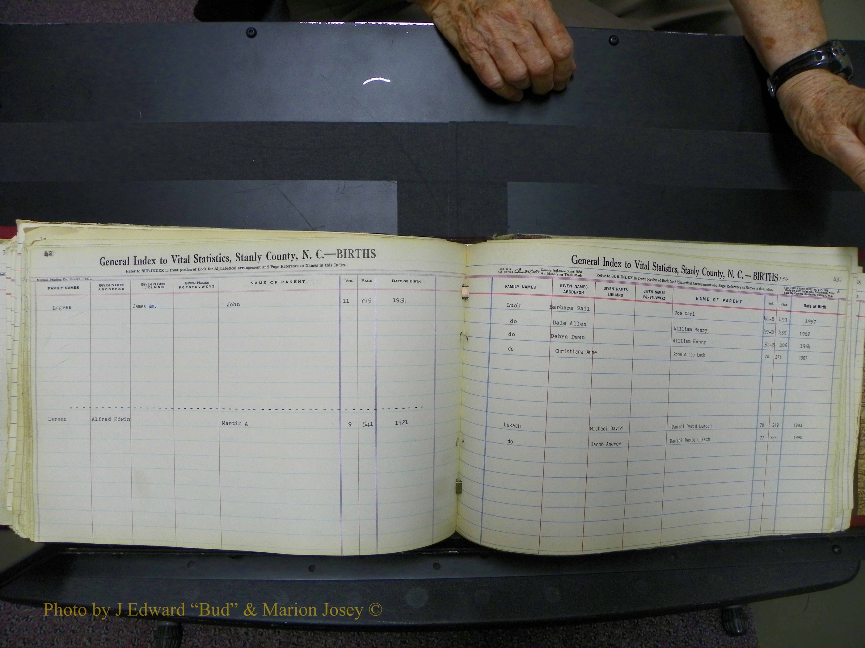 Stanley Co, NC Births, L, 1913-1994 (161).JPG