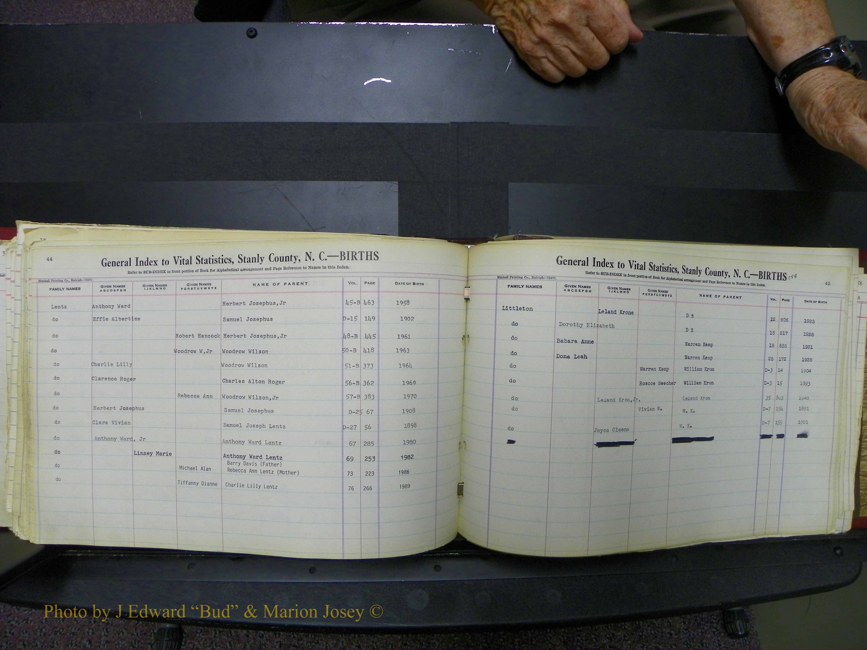 Stanley Co, NC Births, L, 1913-1994 (163).JPG