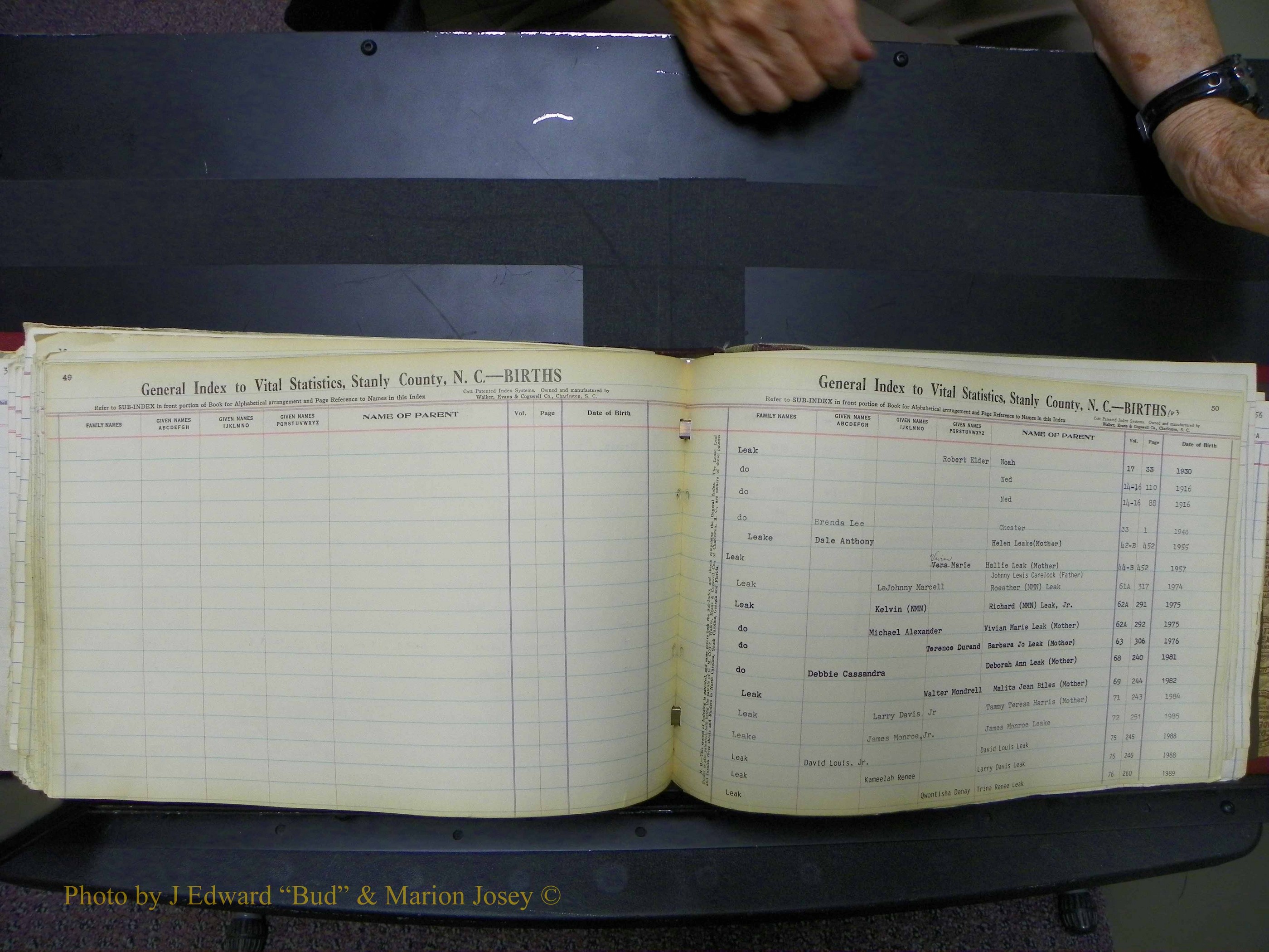 Stanley Co, NC Births, L, 1913-1994 (168).JPG