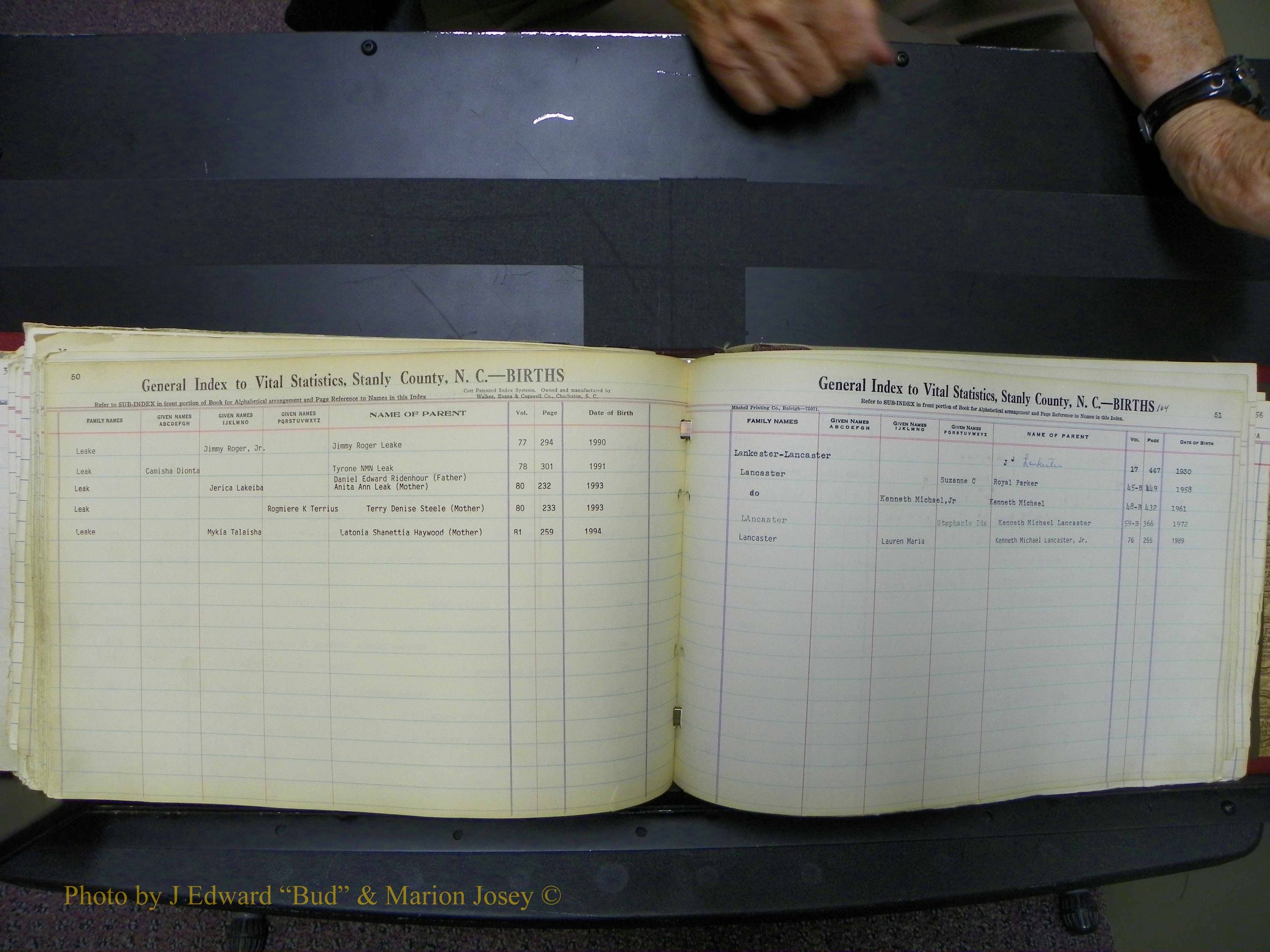 Stanley Co, NC Births, L, 1913-1994 (169).JPG