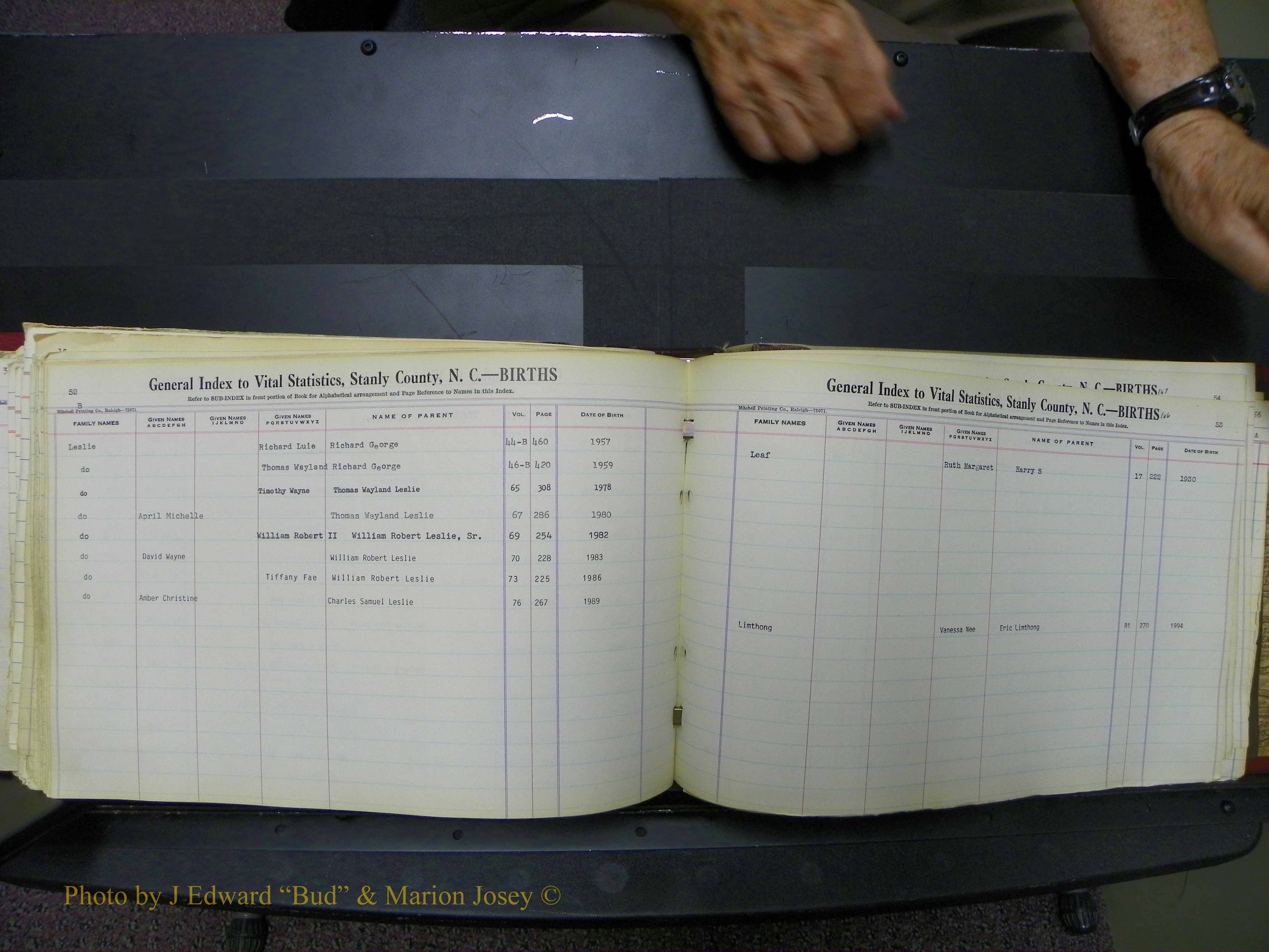 Stanley Co, NC Births, L, 1913-1994 (171).JPG