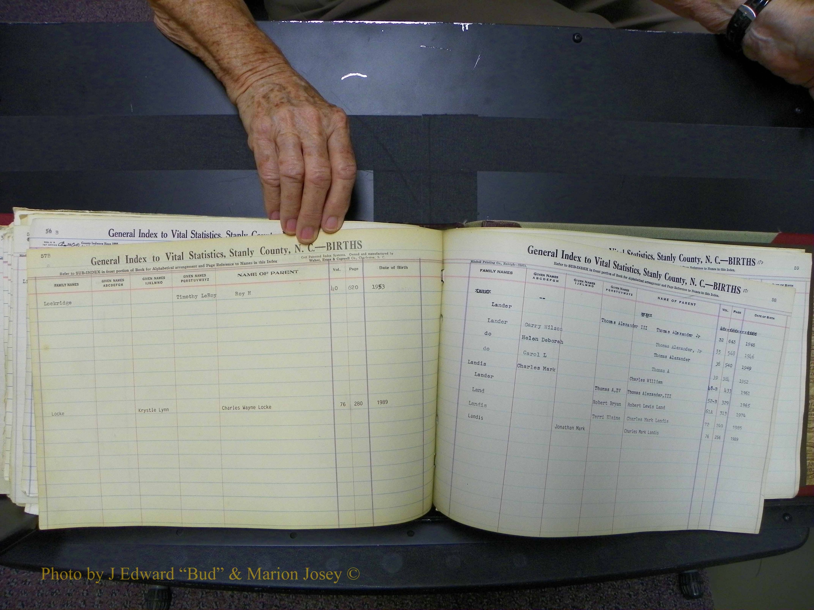 Stanley Co, NC Births, L, 1913-1994 (176).JPG