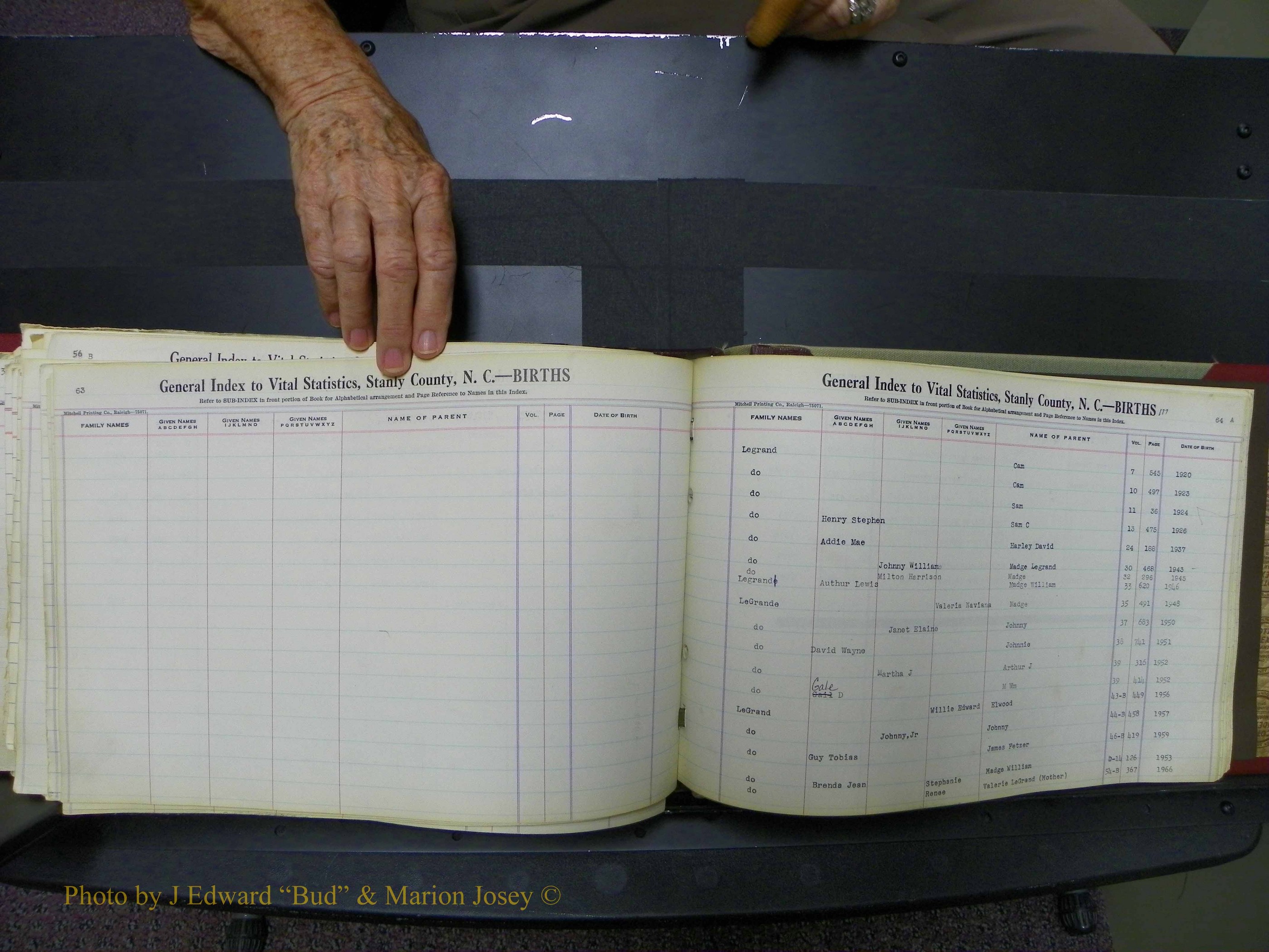 Stanley Co, NC Births, L, 1913-1994 (182).JPG