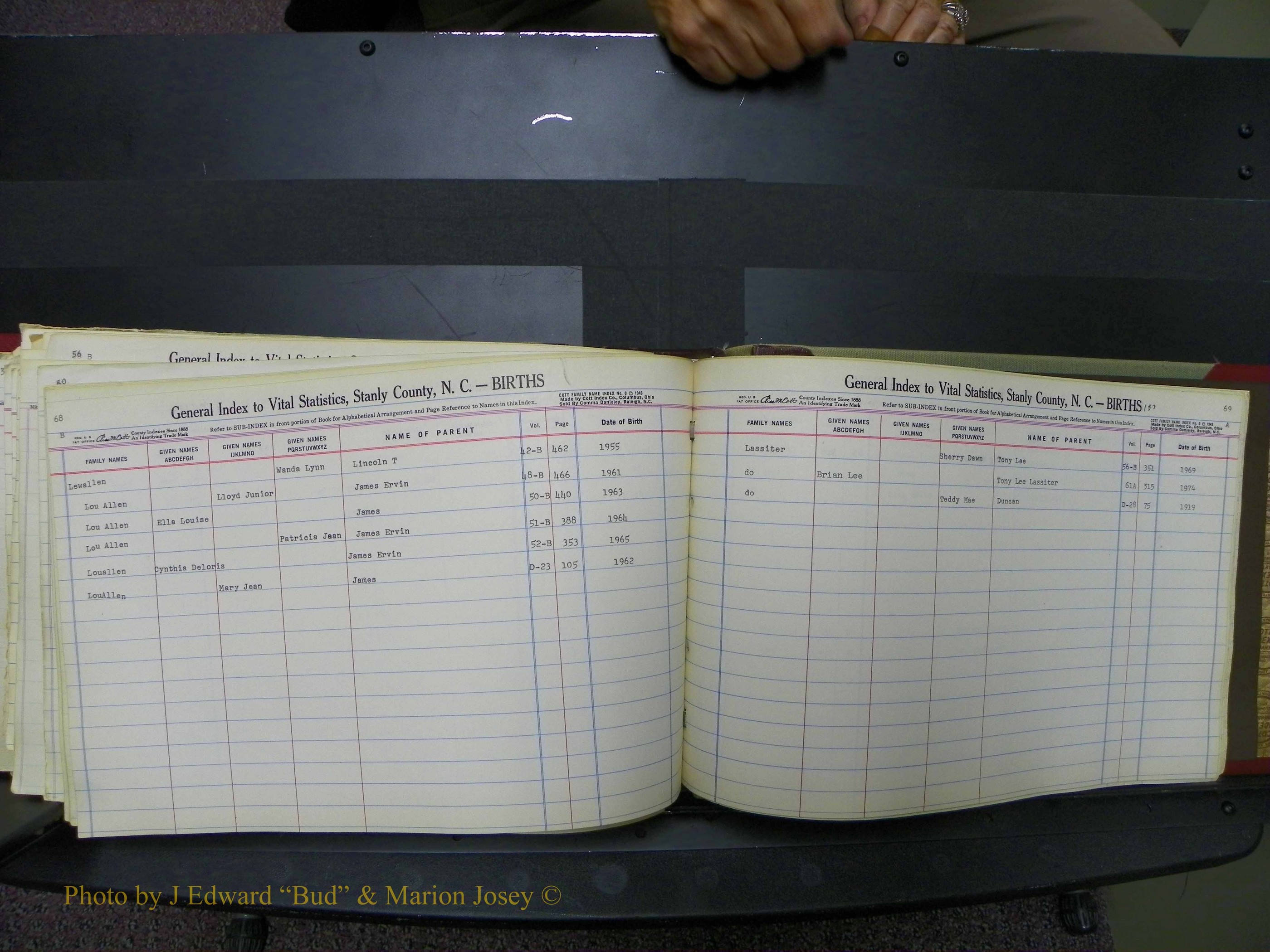 Stanley Co, NC Births, L, 1913-1994 (187).JPG