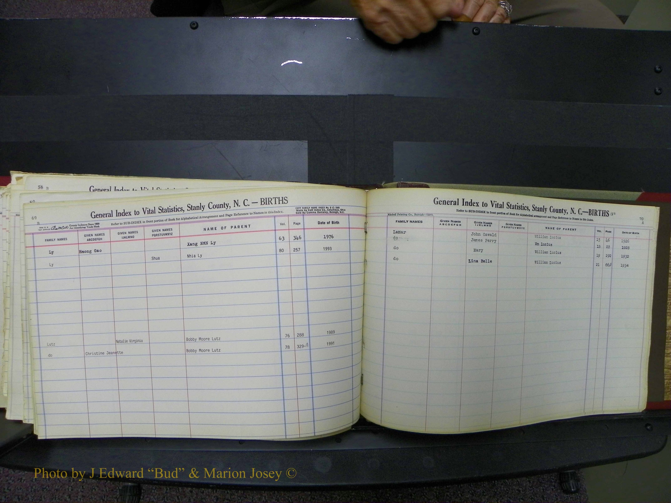 Stanley Co, NC Births, L, 1913-1994 (188).JPG