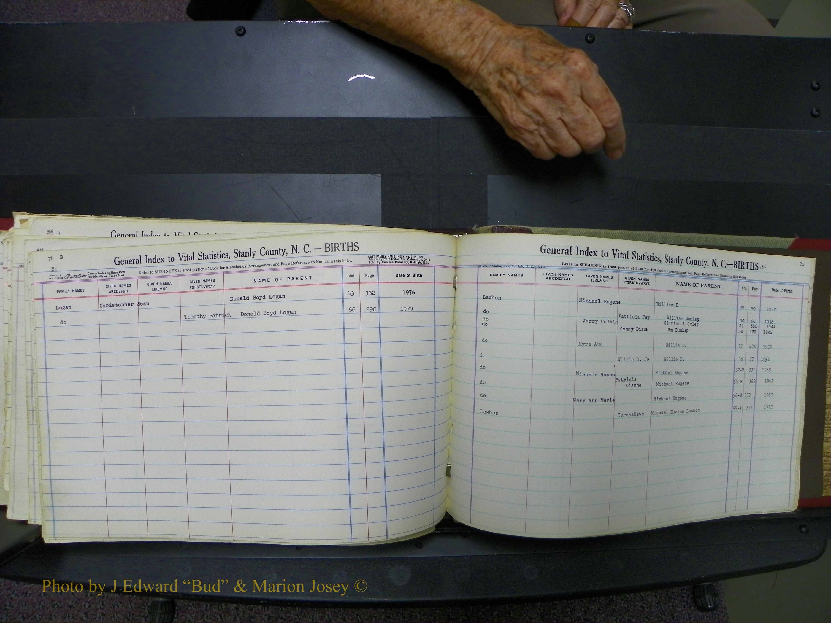 Stanley Co, NC Births, L, 1913-1994 (193).JPG