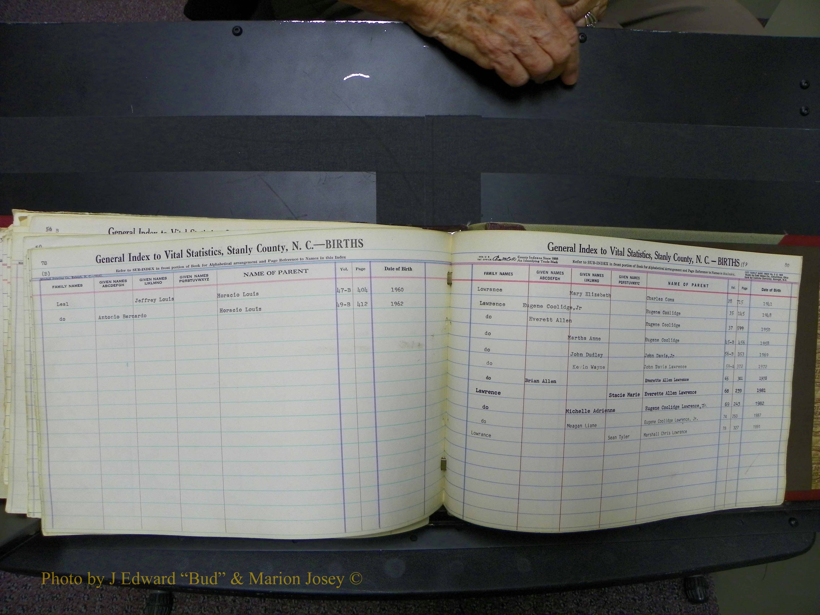 Stanley Co, NC Births, L, 1913-1994 (197).JPG