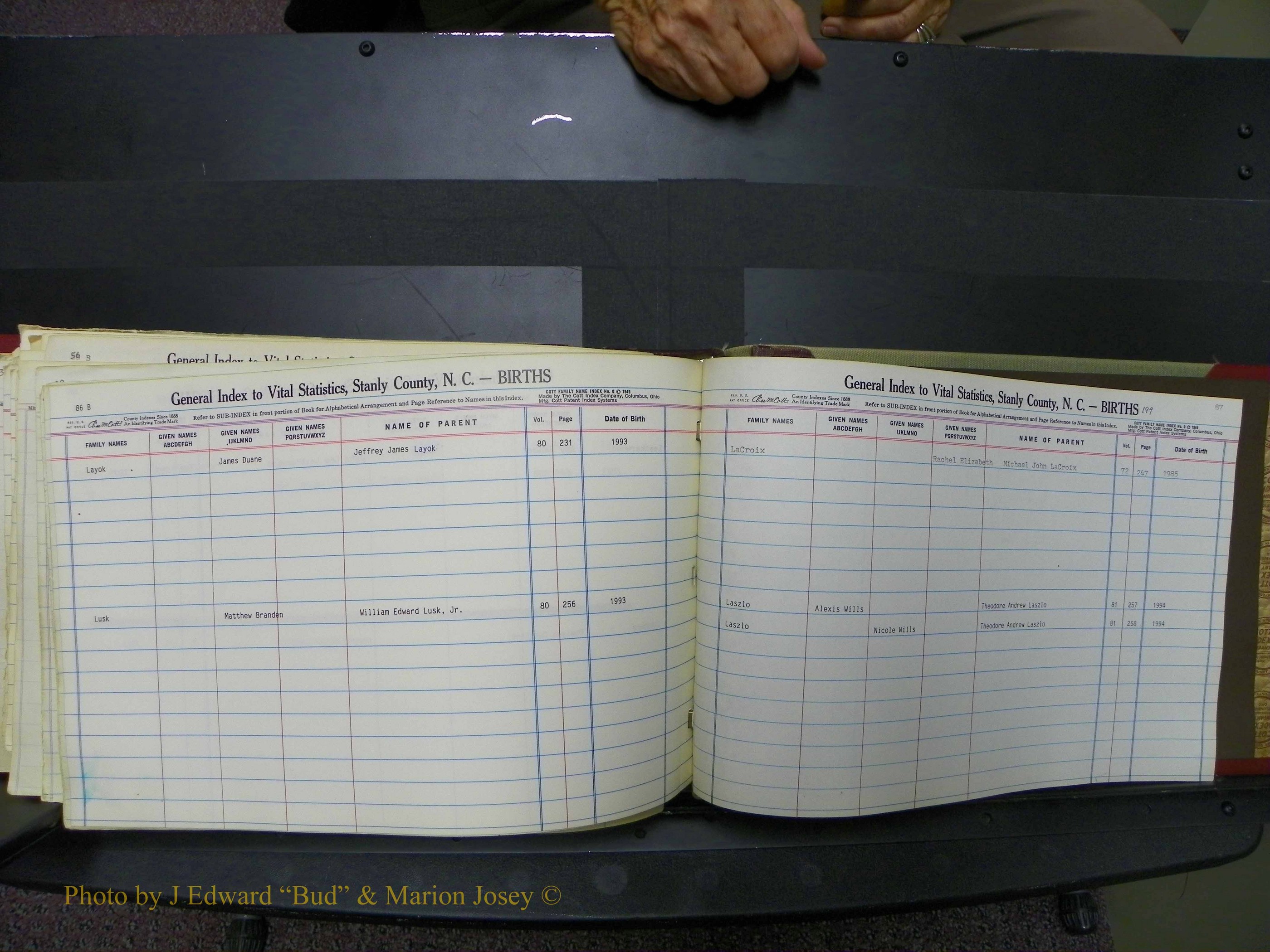 Stanley Co, NC Births, L, 1913-1994 (204).JPG