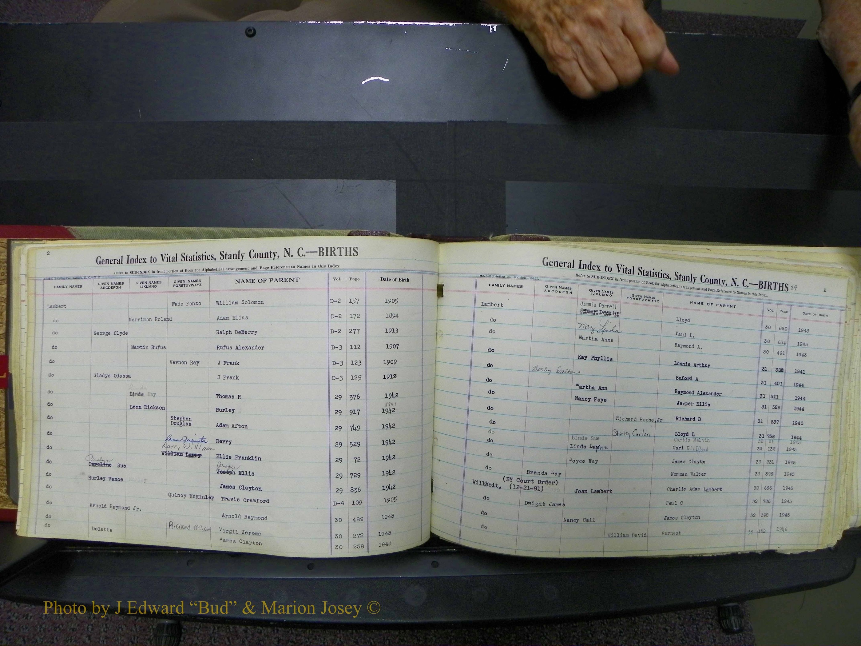 Stanley Co, NC Births, L, 1913-1994 (44).JPG