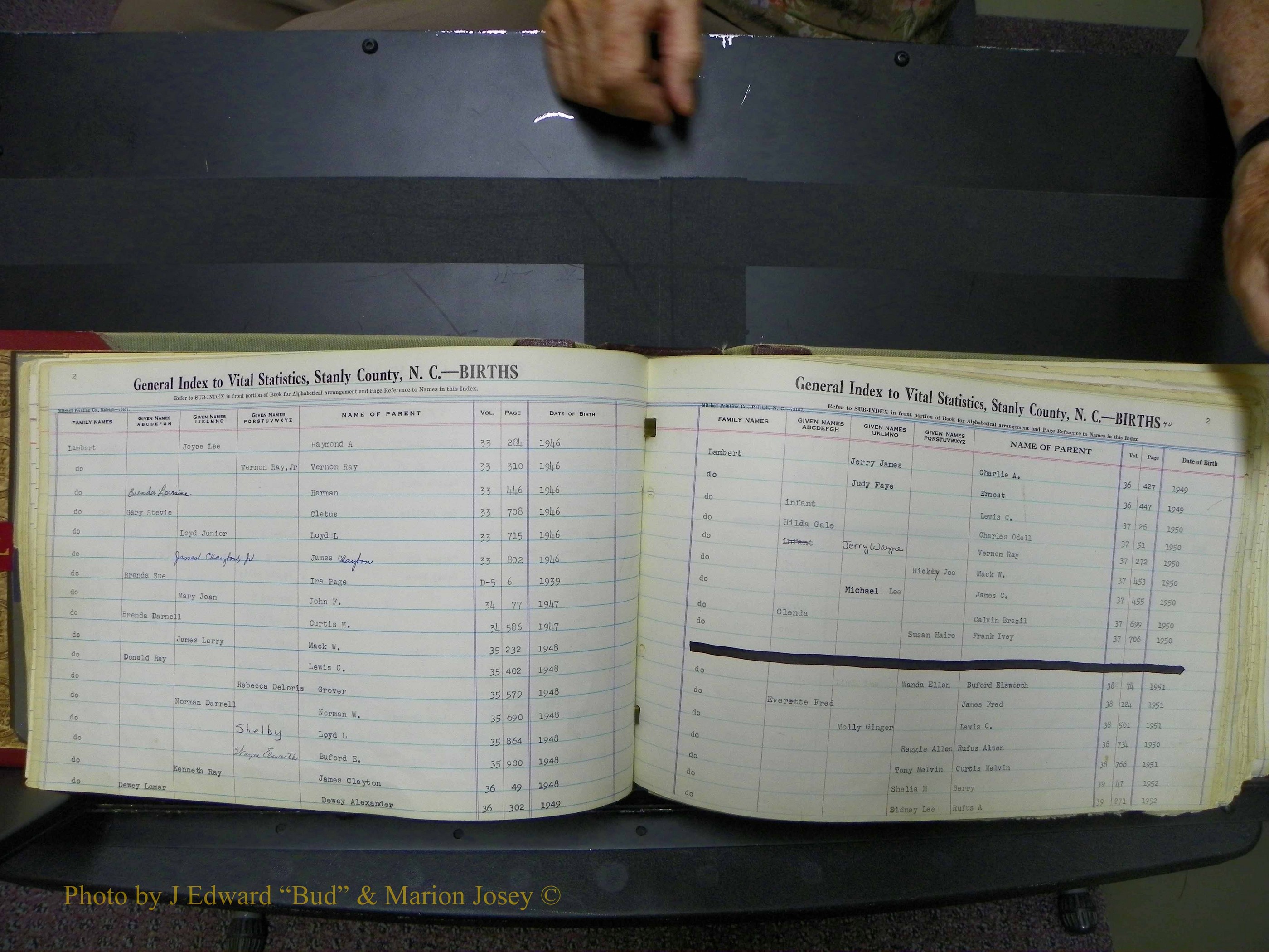 Stanley Co, NC Births, L, 1913-1994 (46).JPG