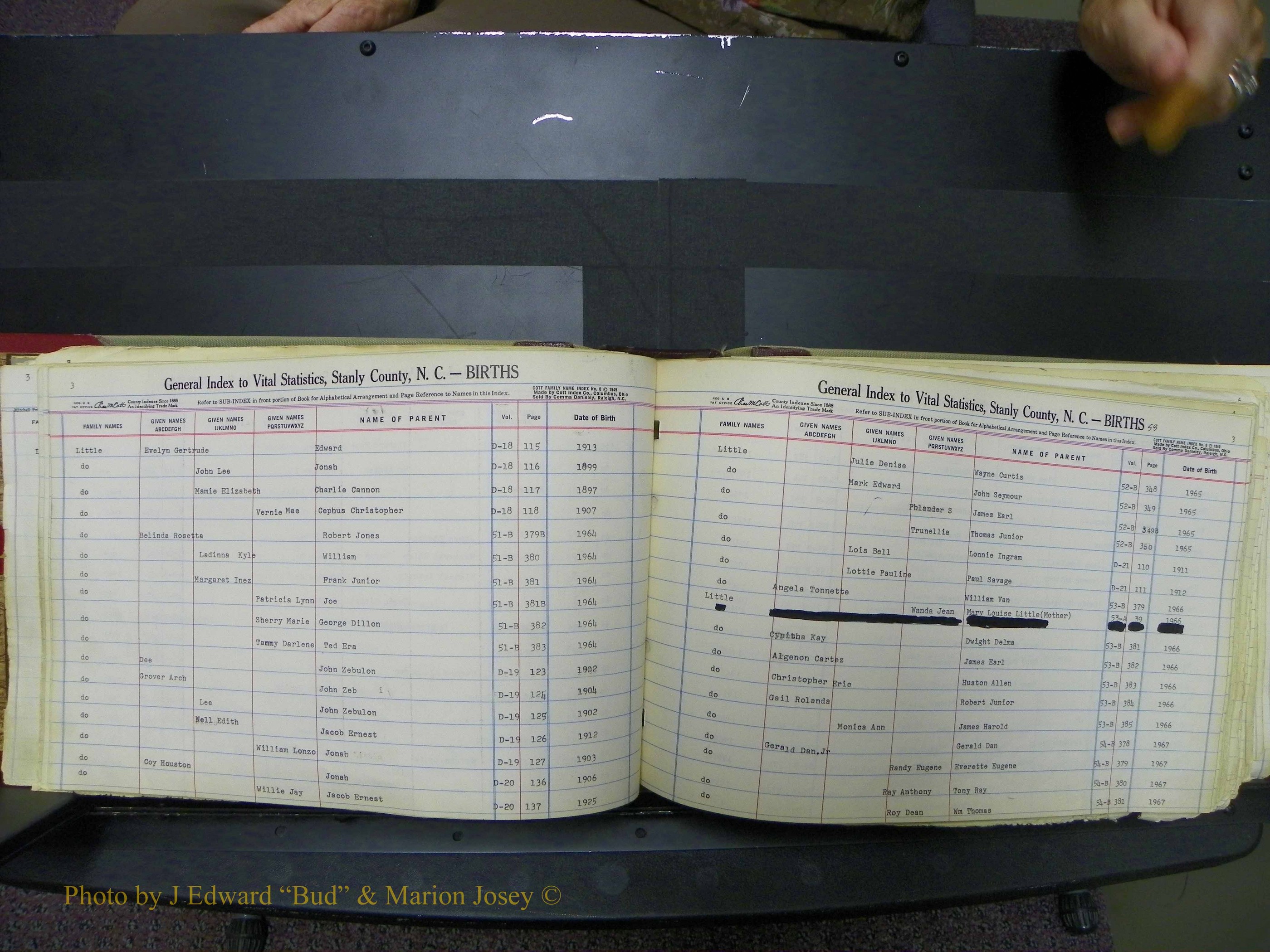 Stanley Co, NC Births, L, 1913-1994 (62).JPG