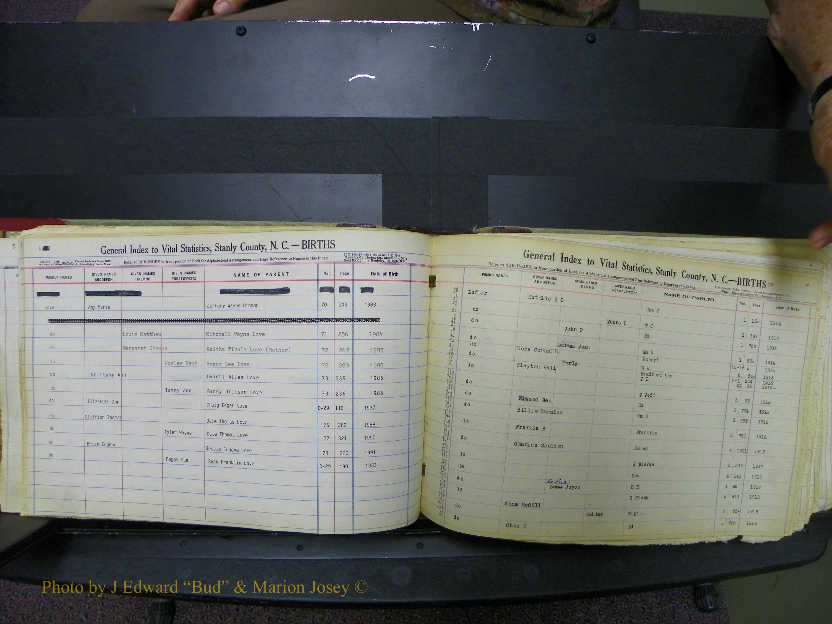 Stanley Co, NC Births, L, 1913-1994 (79).JPG