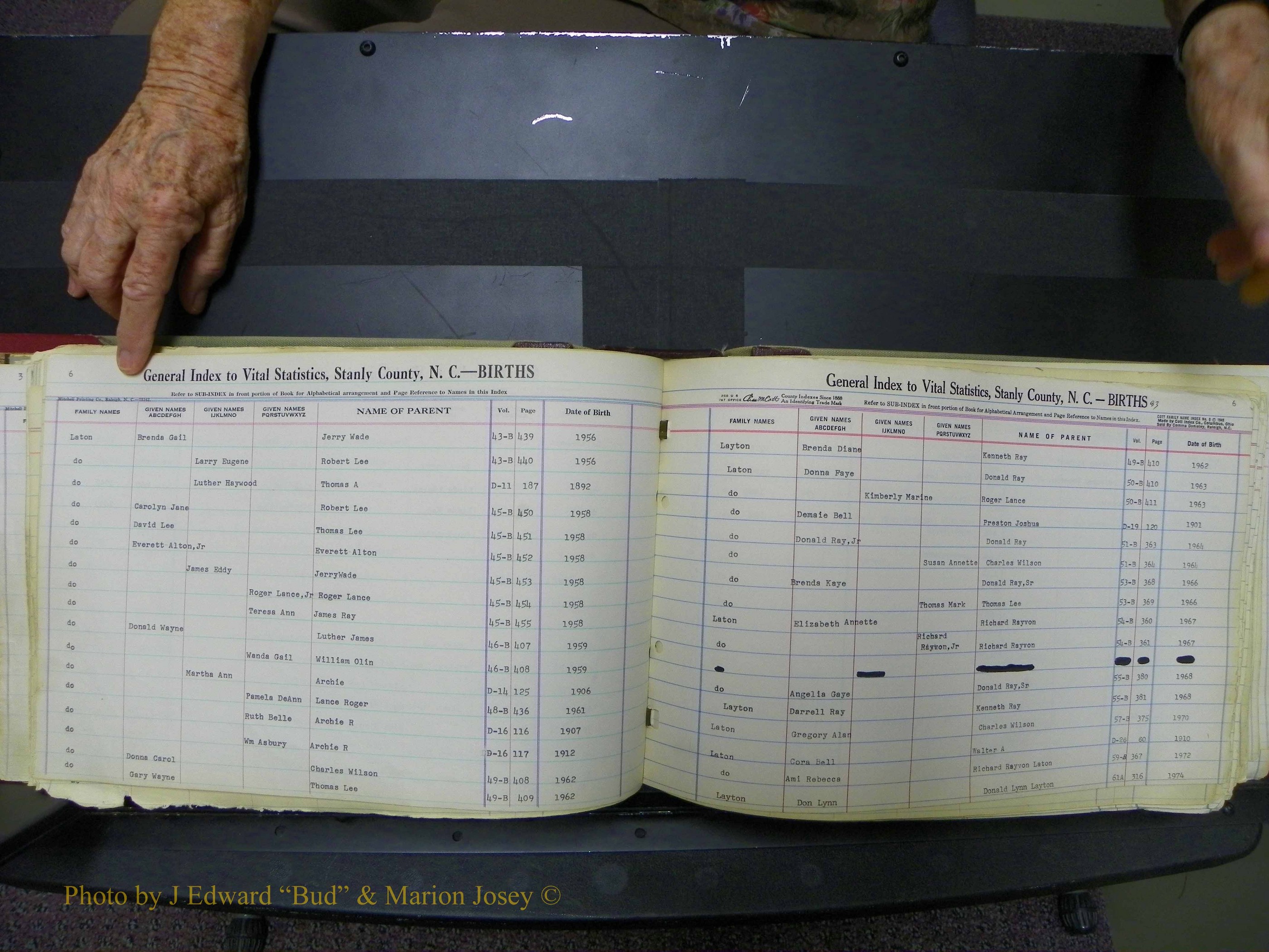 Stanley Co, NC Births, L, 1913-1994 (88).JPG