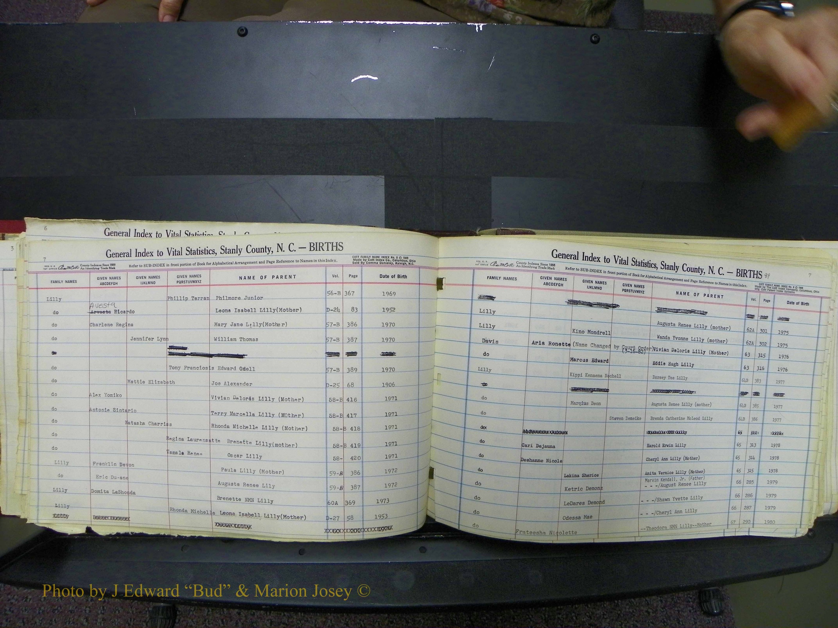 Stanley Co, NC Births, L, 1913-1994 (94).JPG