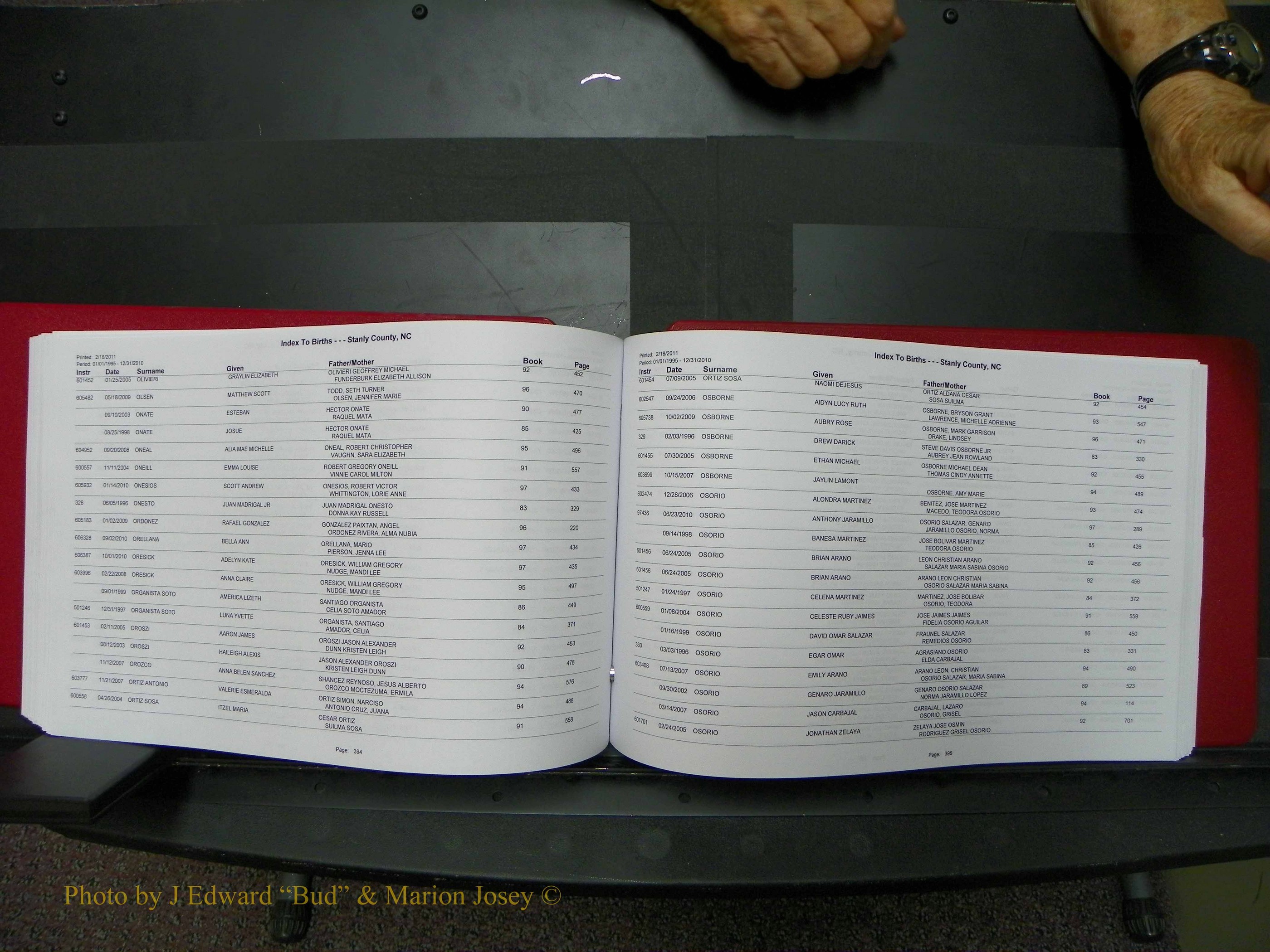 Stanley Co, NC Births, A-Z, 1995-2010 (201).JPG
