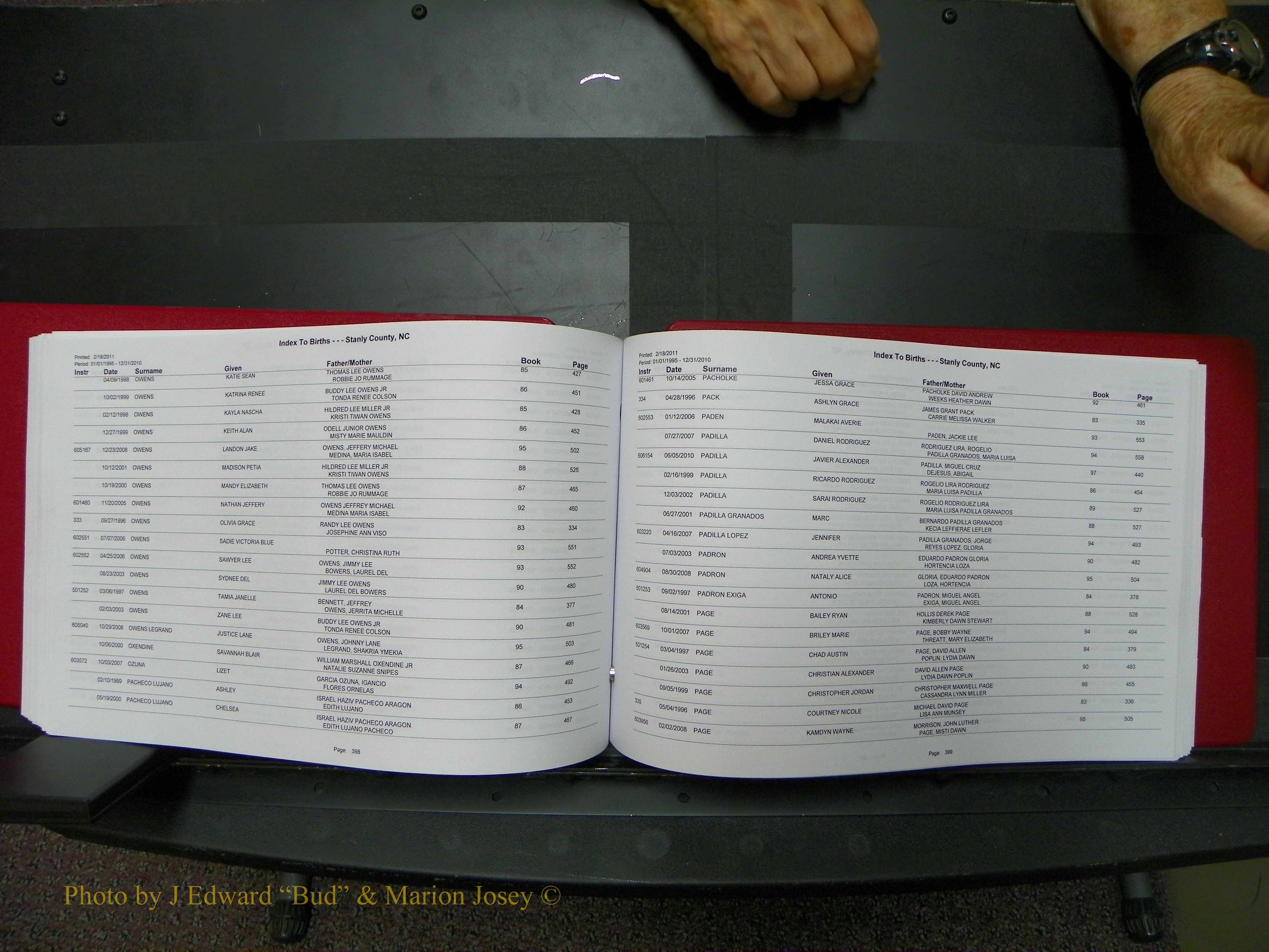 Stanley Co, NC Births, A-Z, 1995-2010 (202).JPG