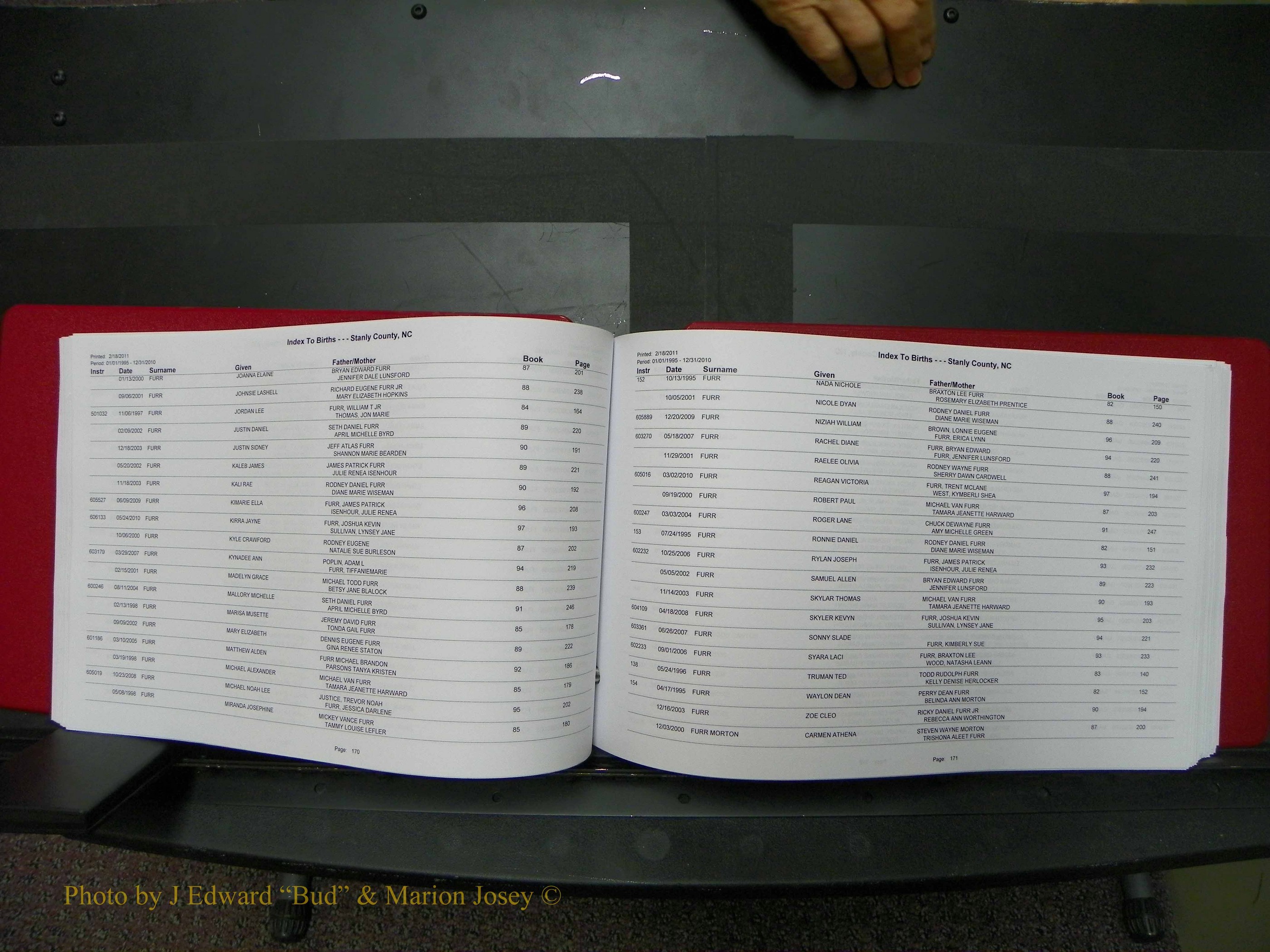 Stanley Co, NC Births, A-Z, 1995-2010 (88).JPG