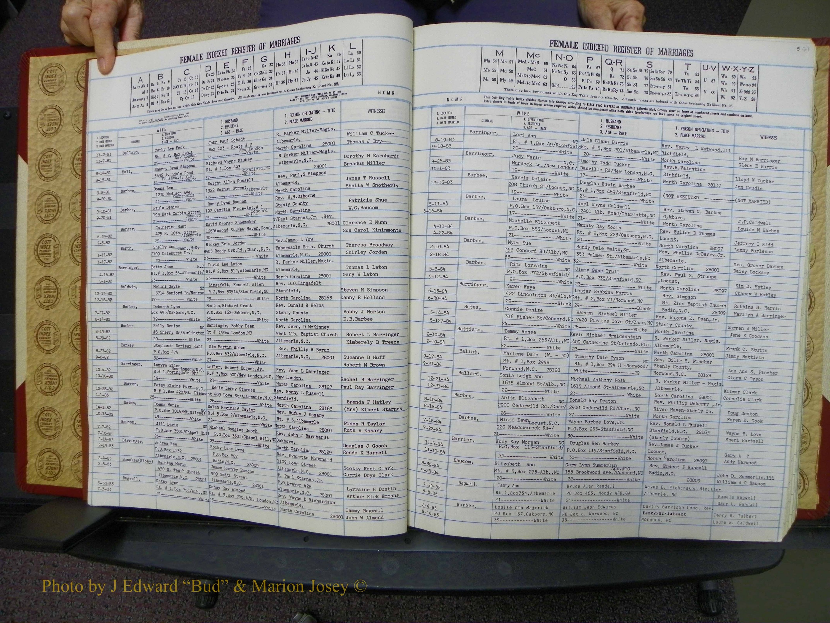 Stanley Co, NC Marriages, Female Index, A-Z, 1979-1994 (12).JPG