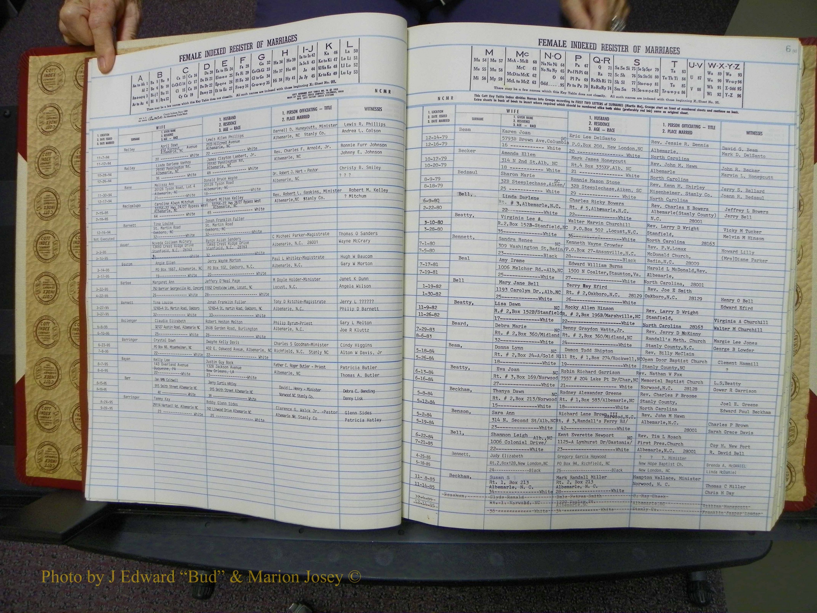 Stanley Co, NC Marriages, Female Index, A-Z, 1979-1994 (14).JPG