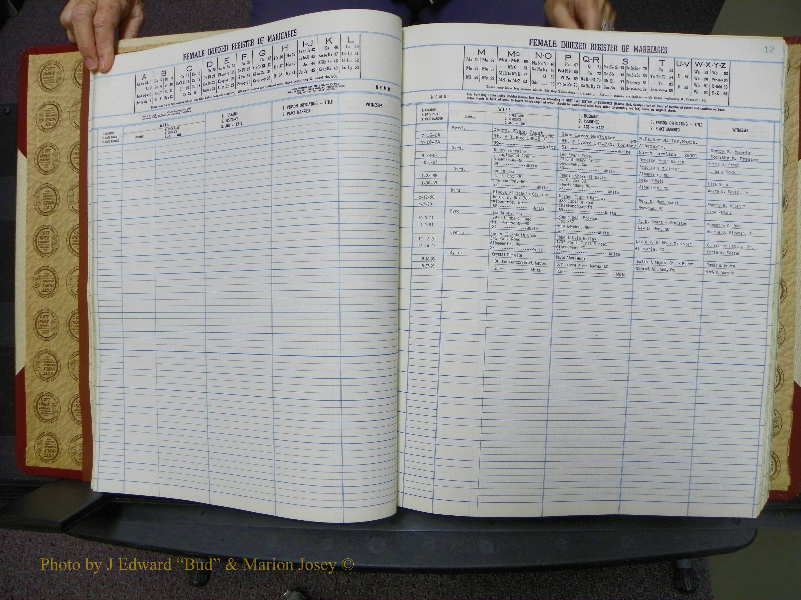 Stanley Co, NC Marriages, Female Index, A-Z, 1979-1994 (29).JPG