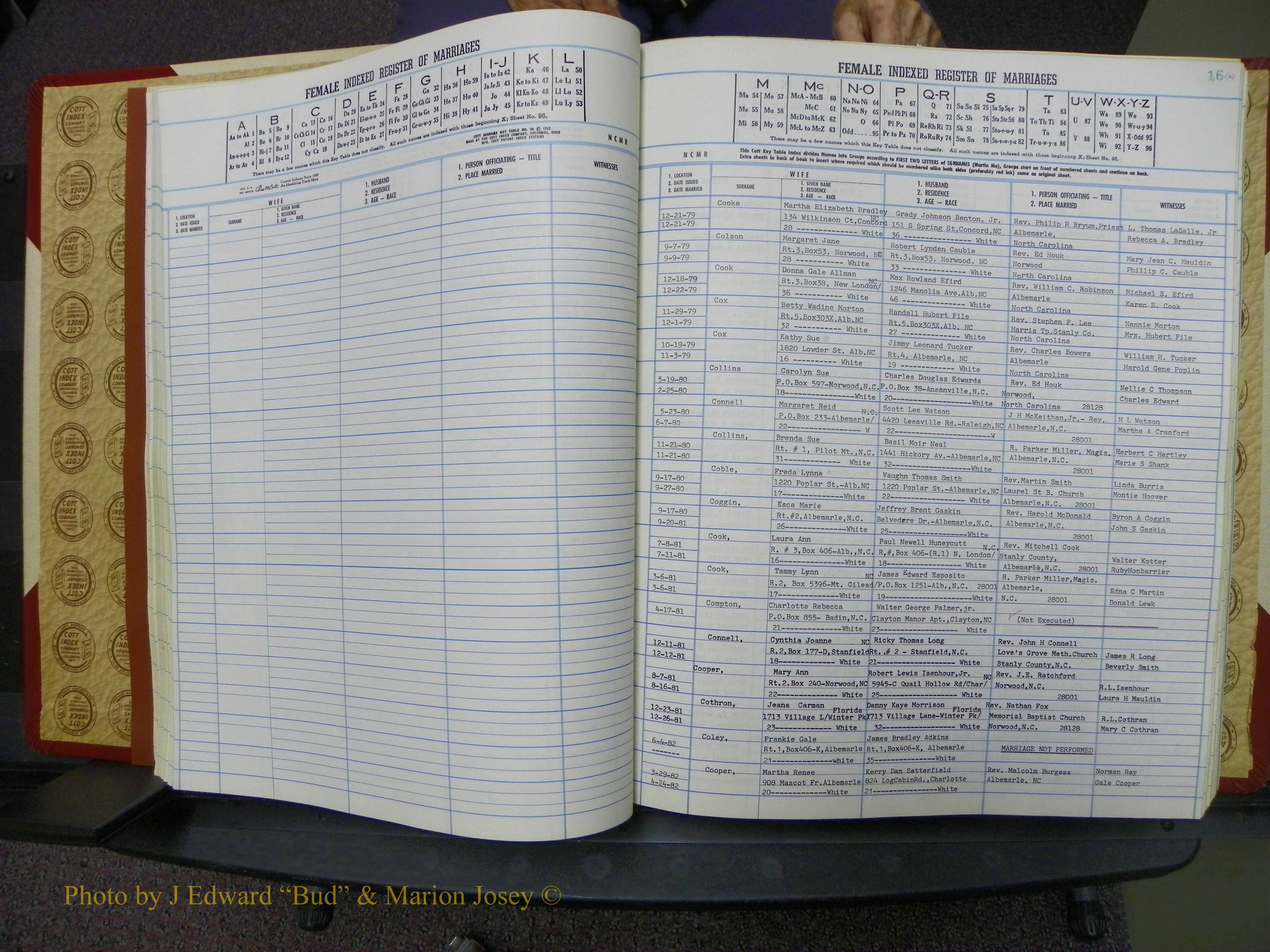 Stanley Co, NC Marriages, Female Index, A-Z, 1979-1994 (38).JPG