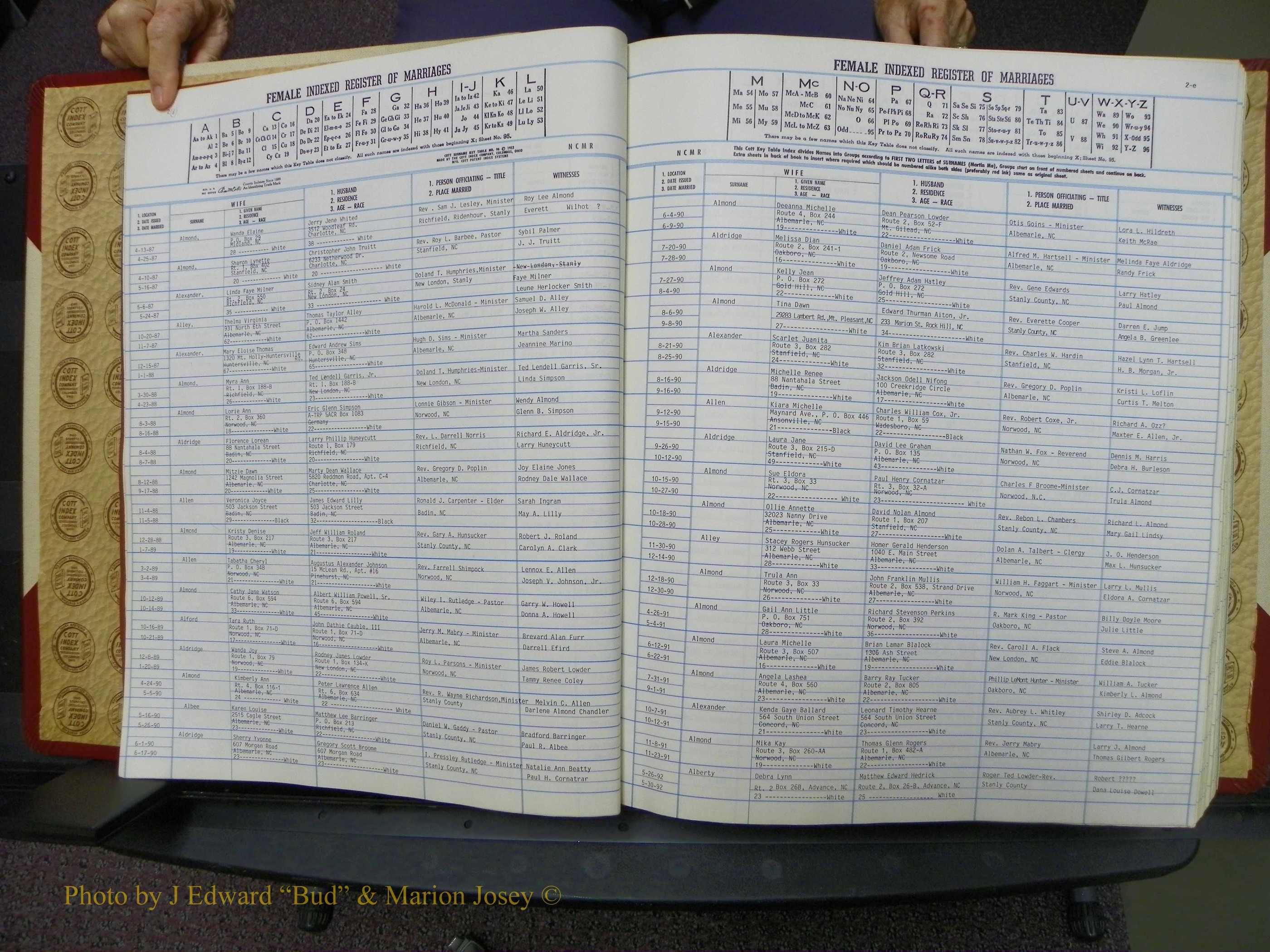 Stanley Co, NC Marriages, Female Index, A-Z, 1979-1994 (5).JPG