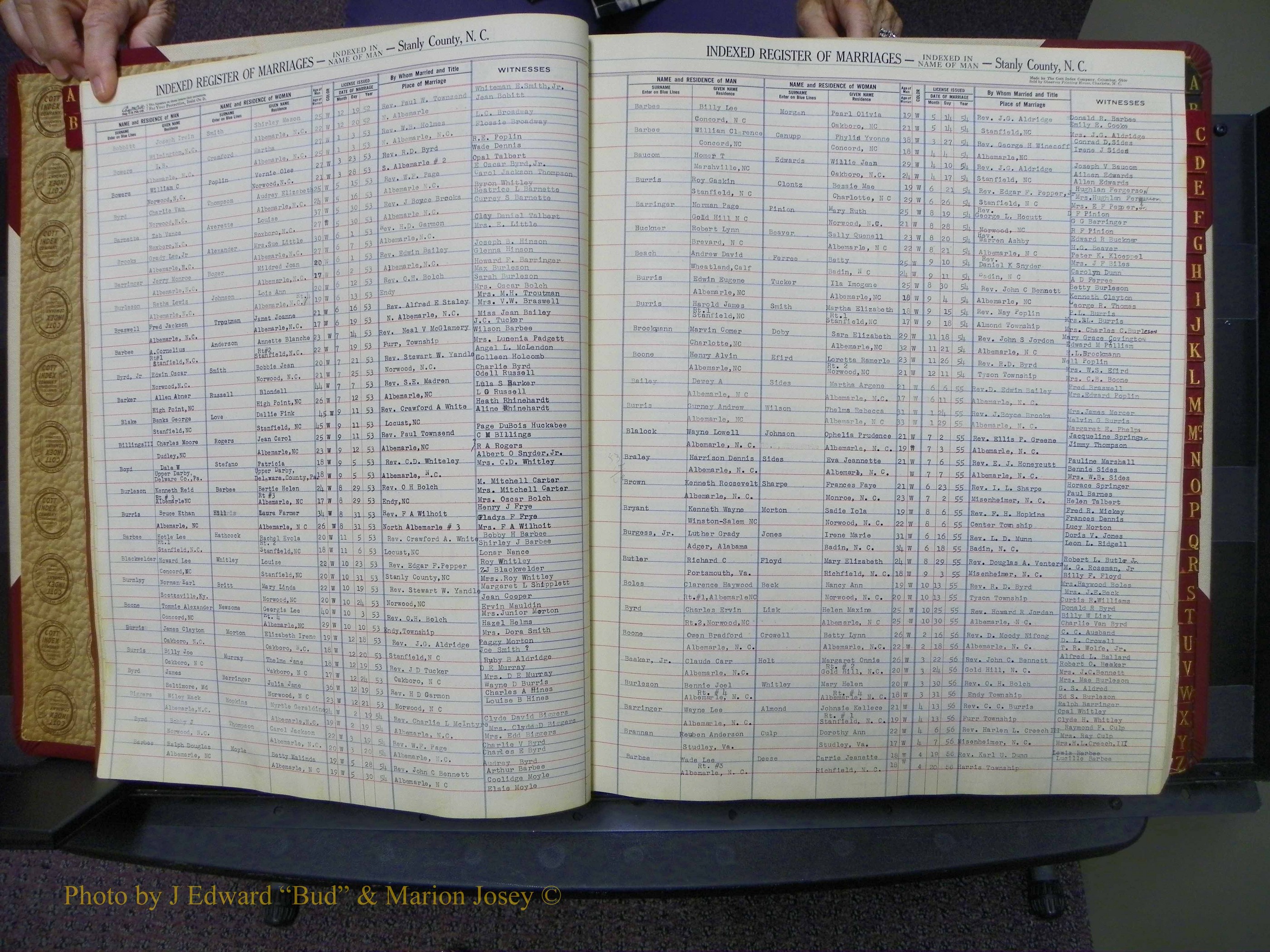 Stanley Co, NC Marriages, Male Index, A-Z, 1939-1963 (10).JPG