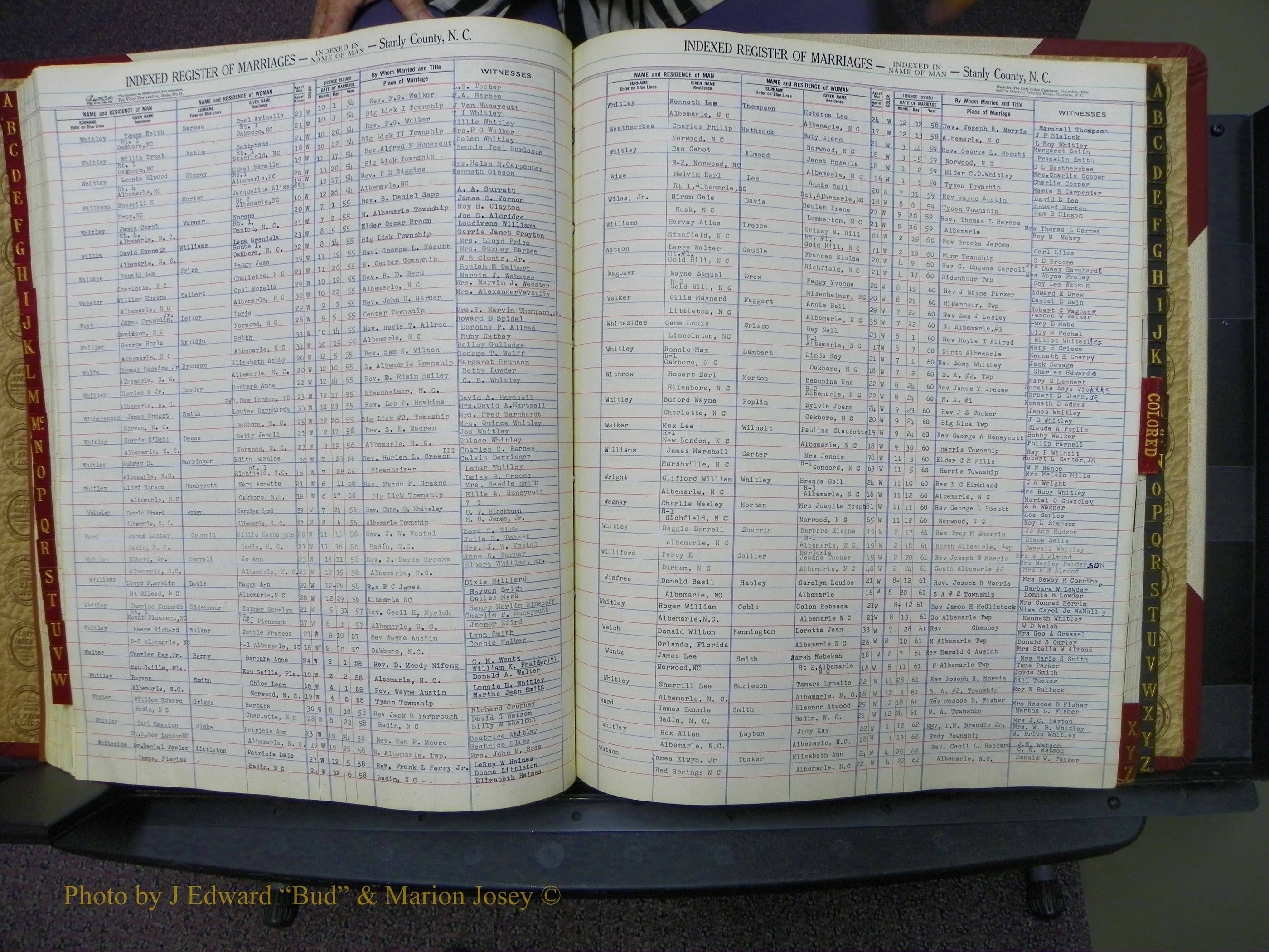 Stanley Co, NC Marriages, Male Index, A-Z, 1939-1963 (100).JPG