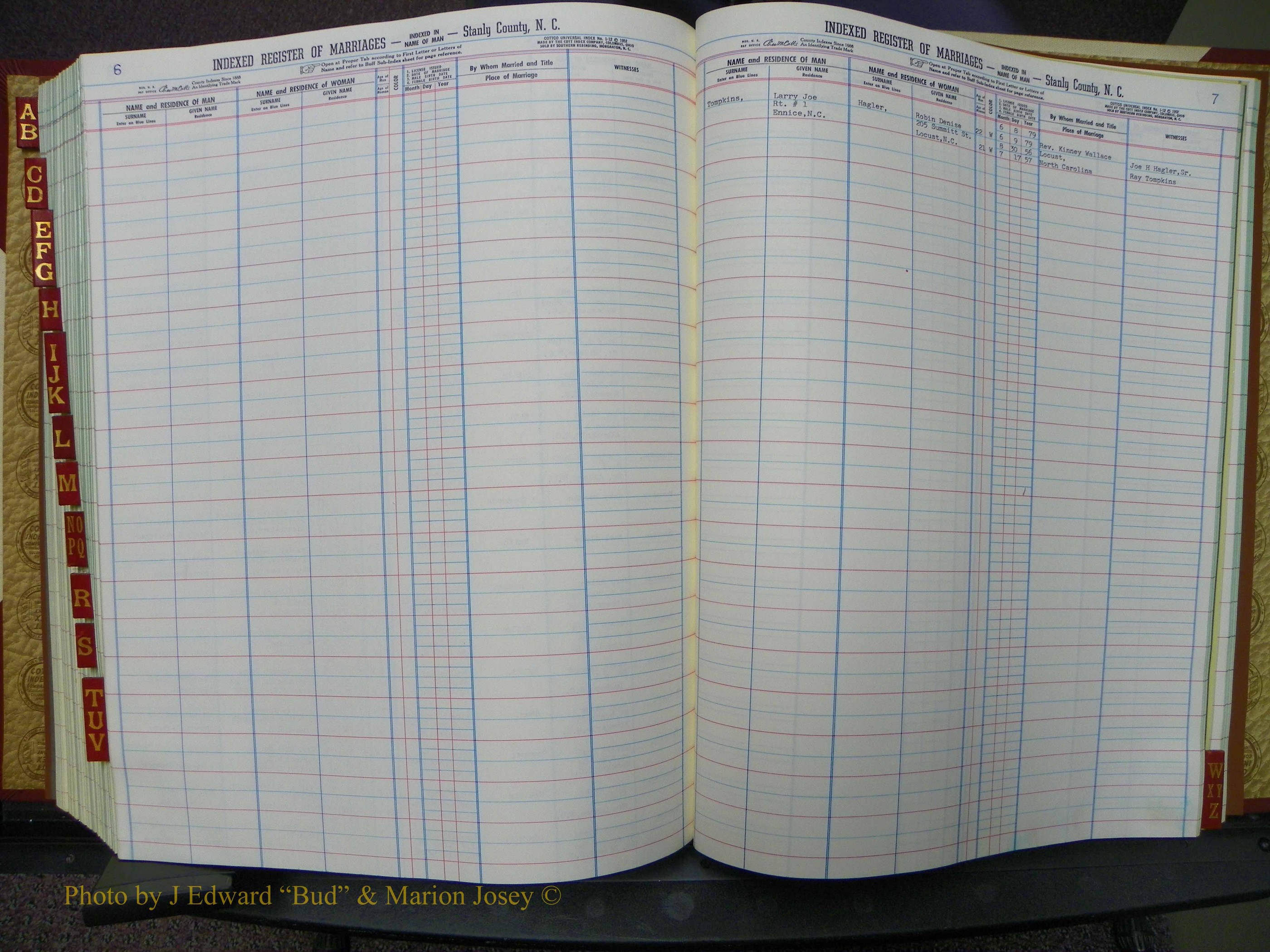 Stanley Co, NC Marriages, Male Index, A-Z, 1975-1978 (208).JPG