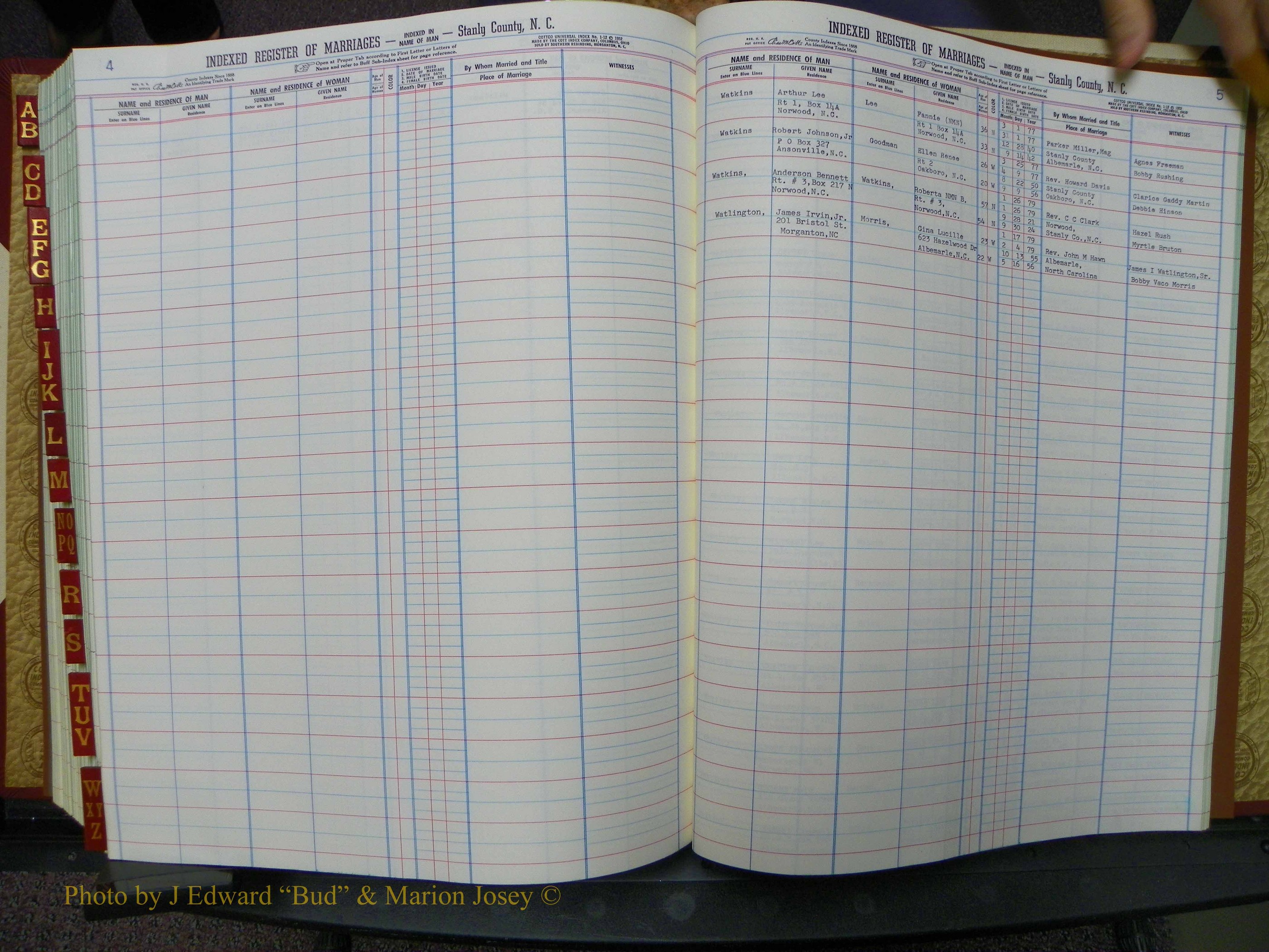 Stanley Co, NC Marriages, Male Index, A-Z, 1975-1978 (222).JPG