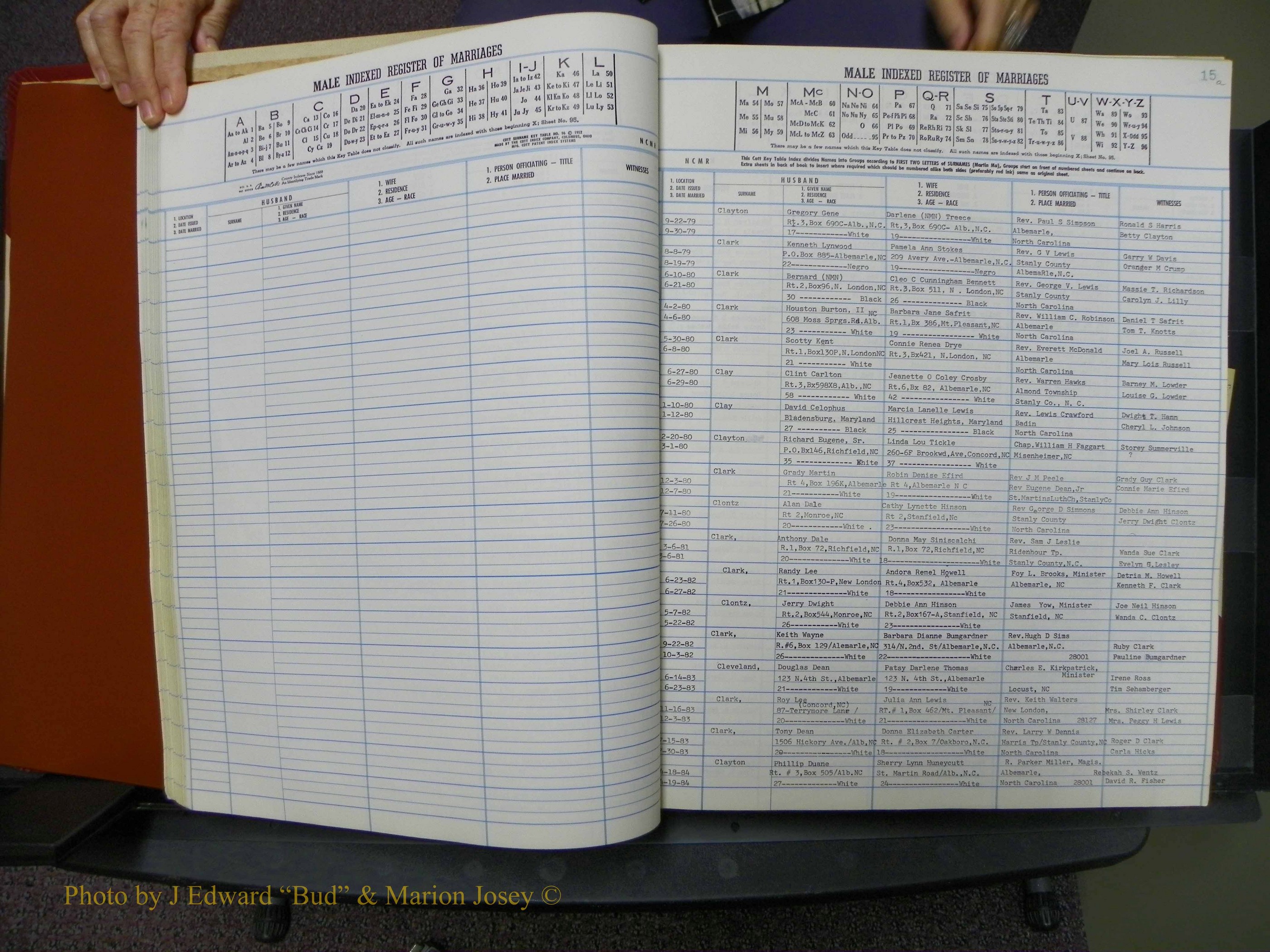 Stanley Co, NC Marriages, Male Index, A-Z, 1979-1994 (34).JPG