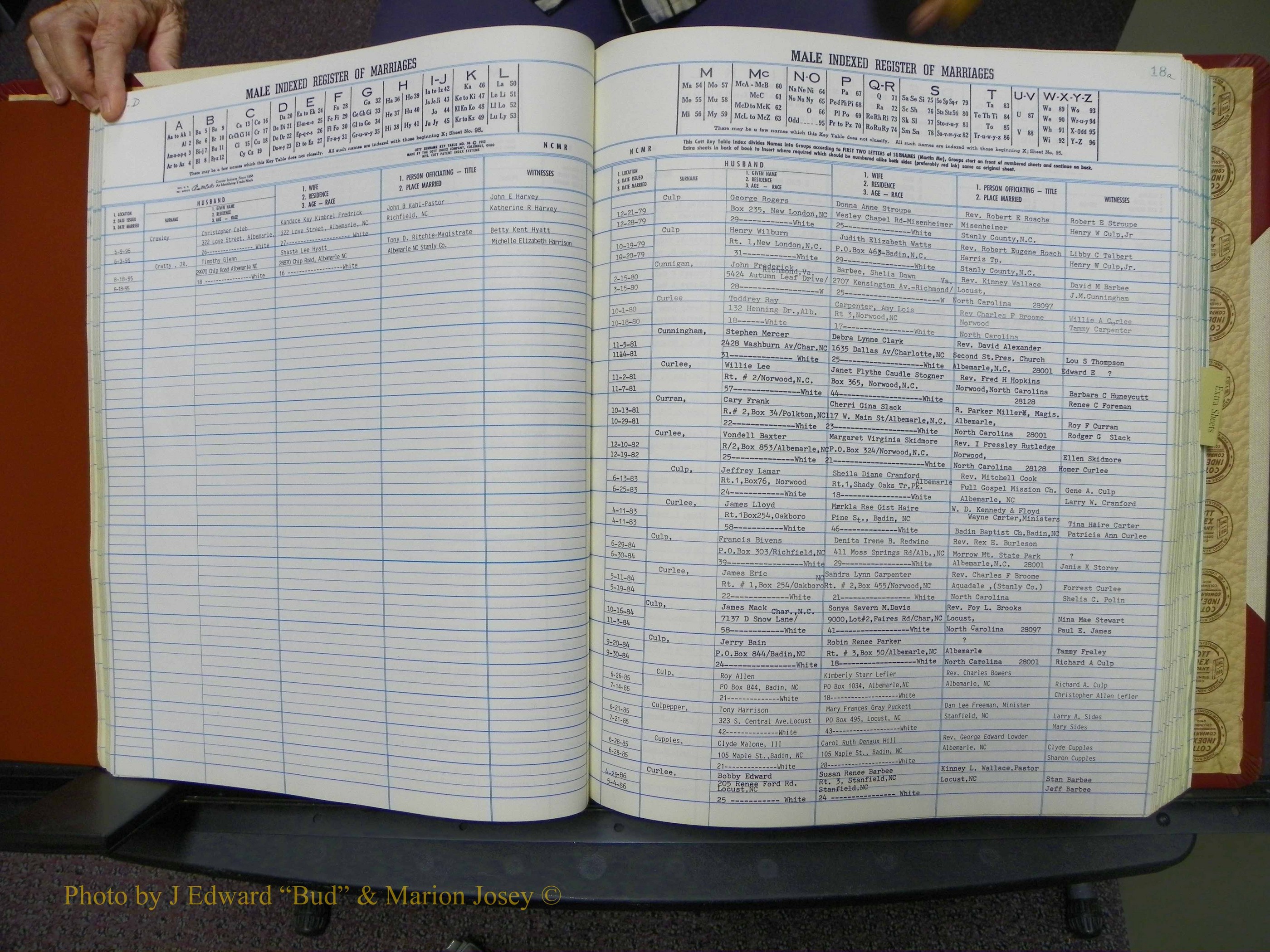 Stanley Co, NC Marriages, Male Index, A-Z, 1979-1994 (42).JPG