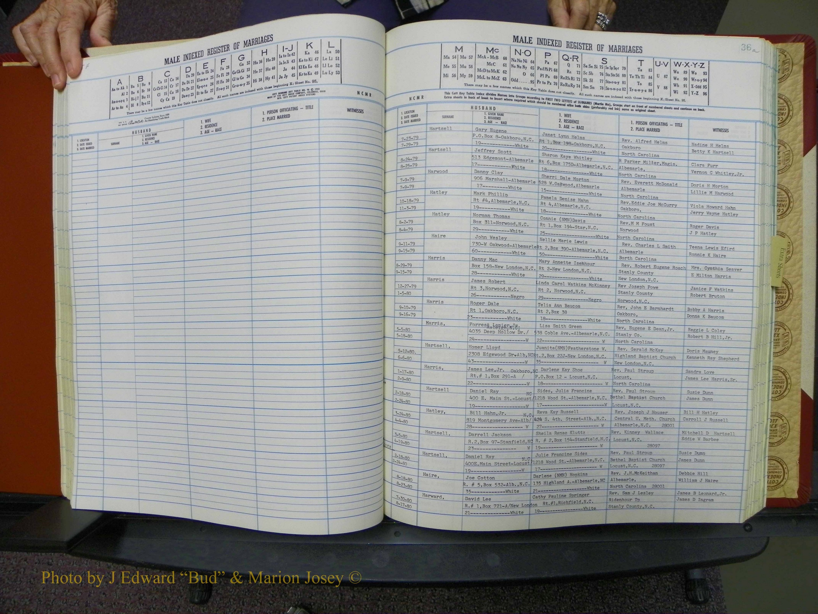 Stanley Co, NC Marriages, Male Index, A-Z, 1979-1994 (73).JPG