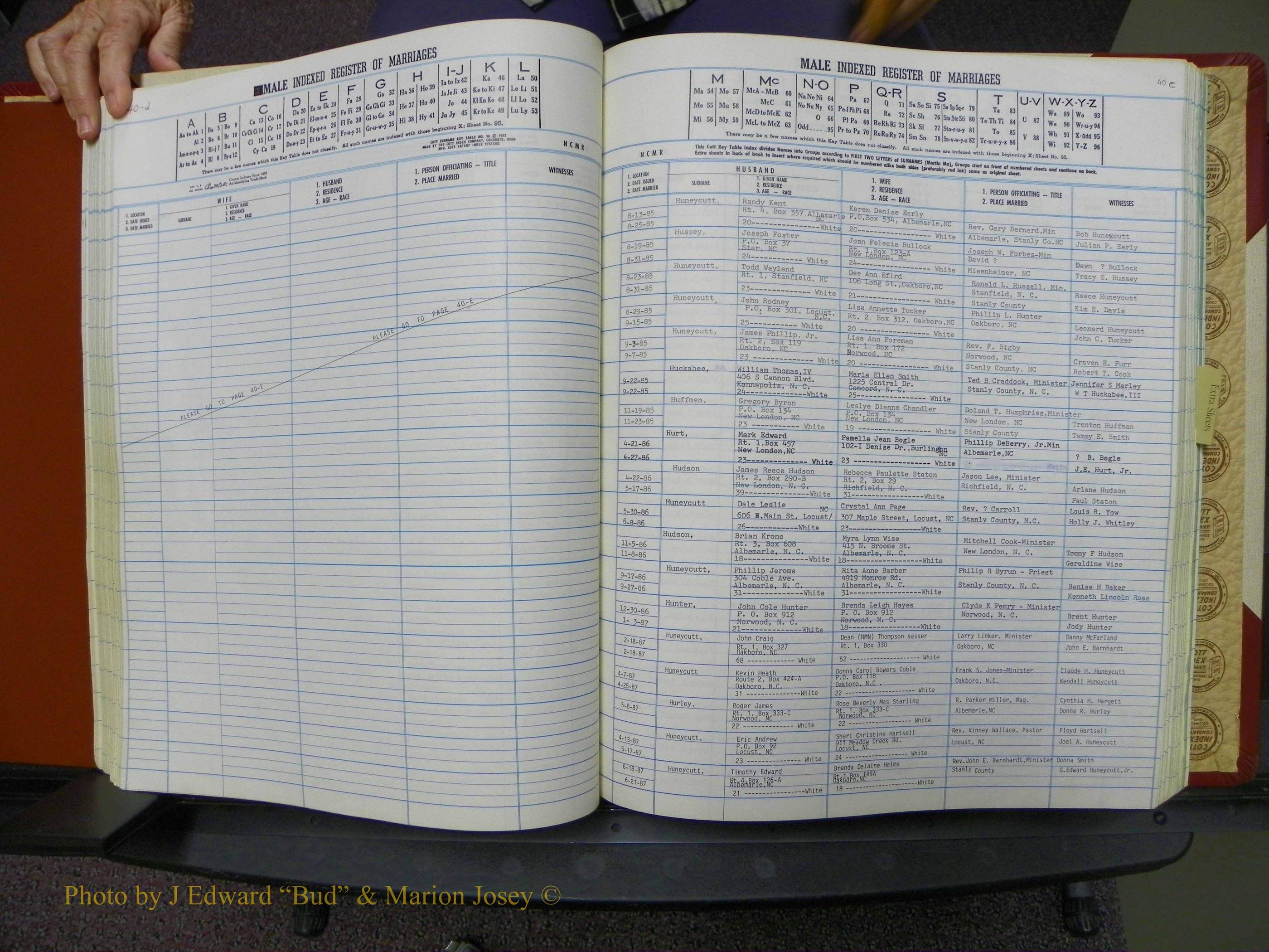 Stanley Co, NC Marriages, Male Index, A-Z, 1979-1994 (92).JPG