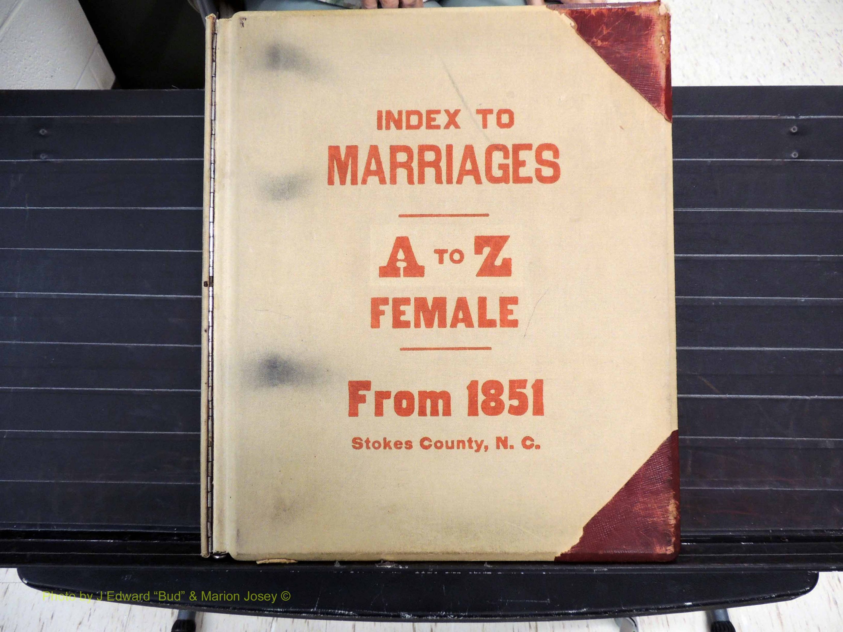 Stokes Co, NC, Marriages, Female Index, A-Z, 1851-1956 (100).JPG