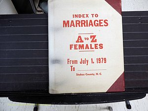 Stokes Co, NC, Marriages, Female Index, A-Z, 1956-1978 (100).JPG