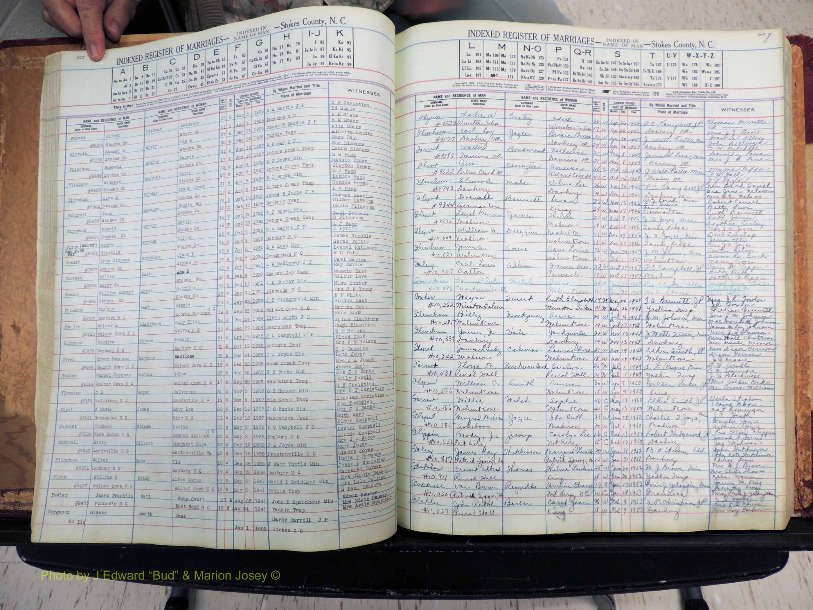 Stokes Co, NC, Marriages, Male Index, A-Z, 1851-1956 (185).JPG