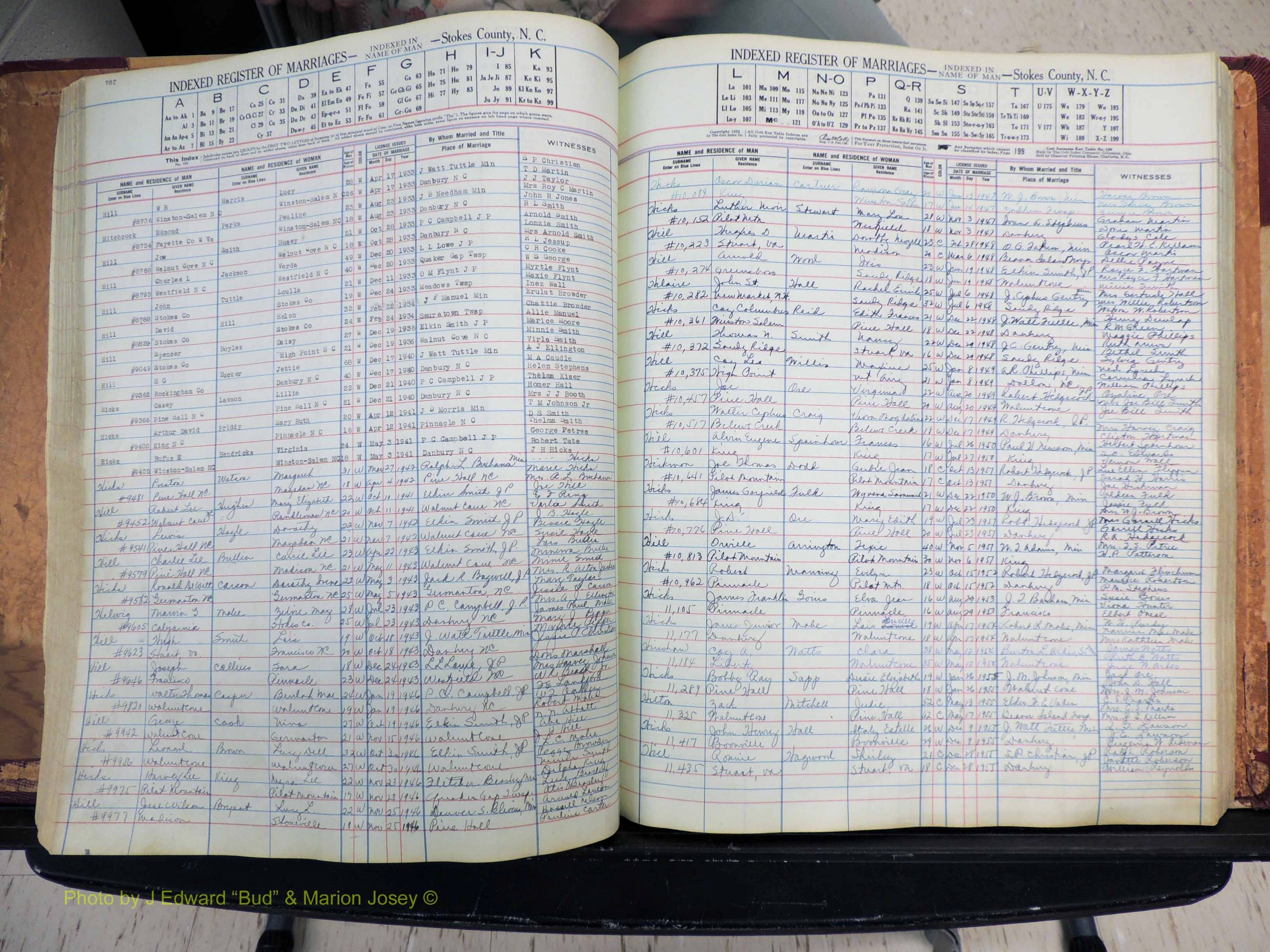 Stokes Co, NC, Marriages, Male Index, A-Z, 1851-1956 (223).JPG