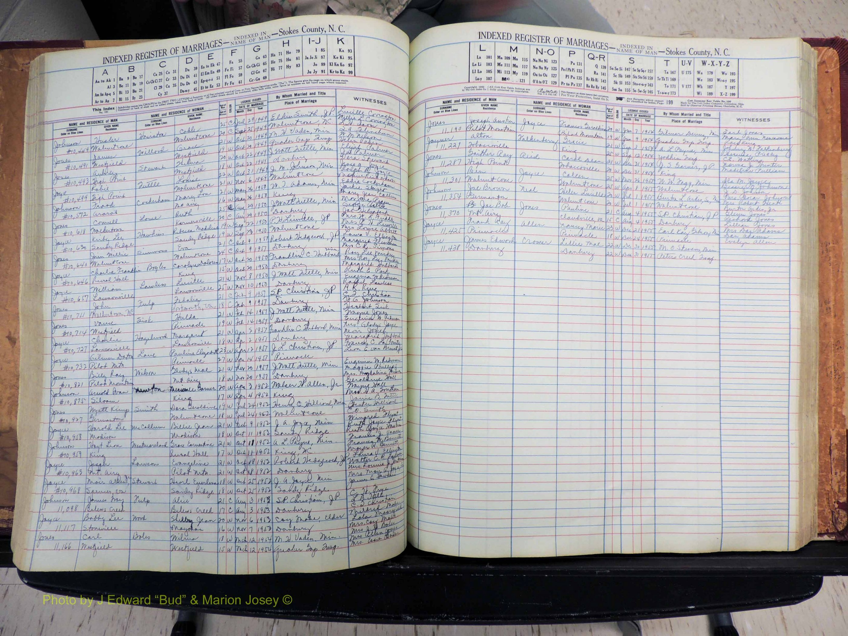 Stokes Co, NC, Marriages, Male Index, A-Z, 1851-1956 (242).JPG