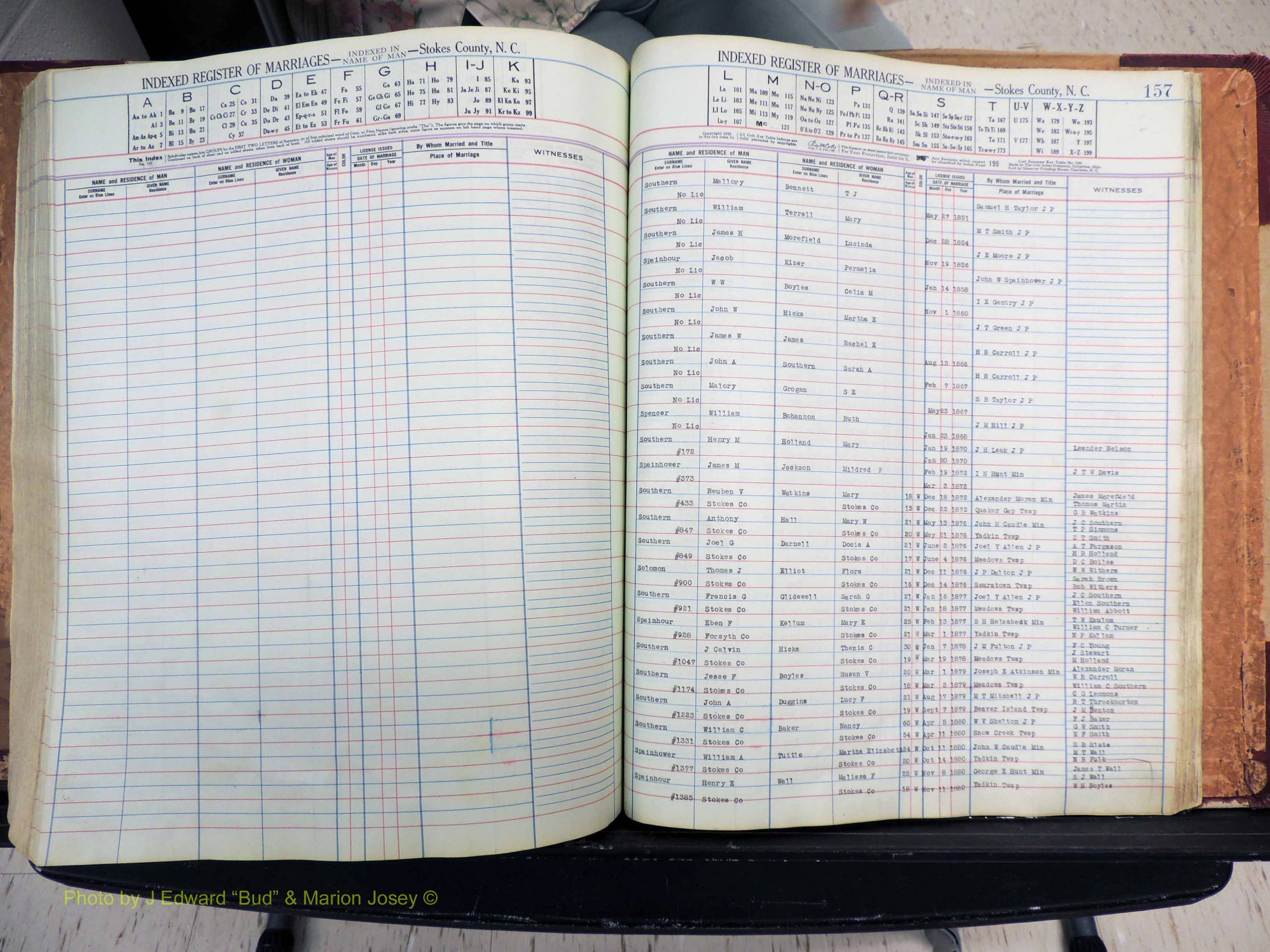 Stokes Co, NC, Marriages, Male Index, A-Z, 1851-1956 (357).JPG