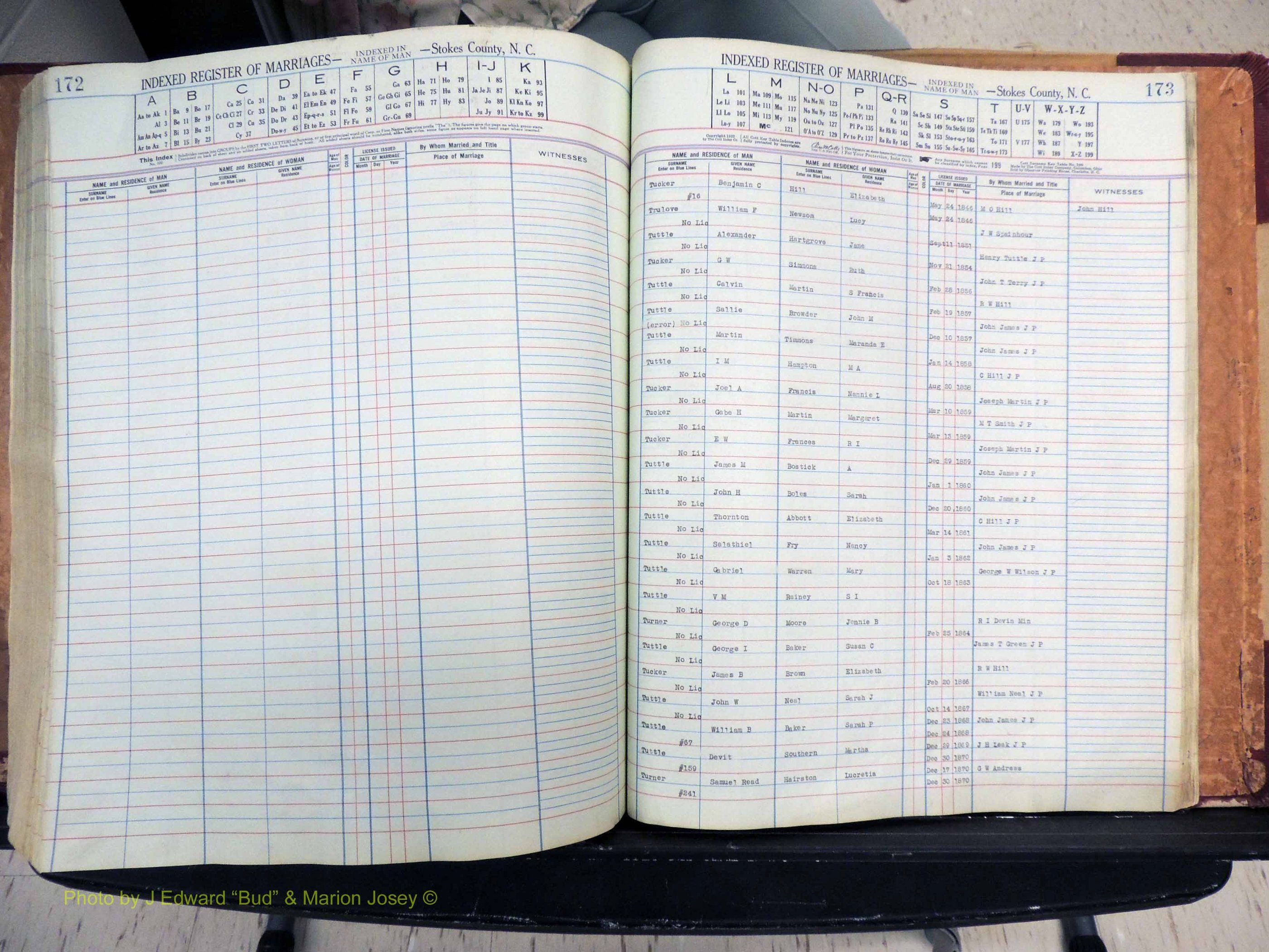 Stokes Co, NC, Marriages, Male Index, A-Z, 1851-1956 (377).JPG