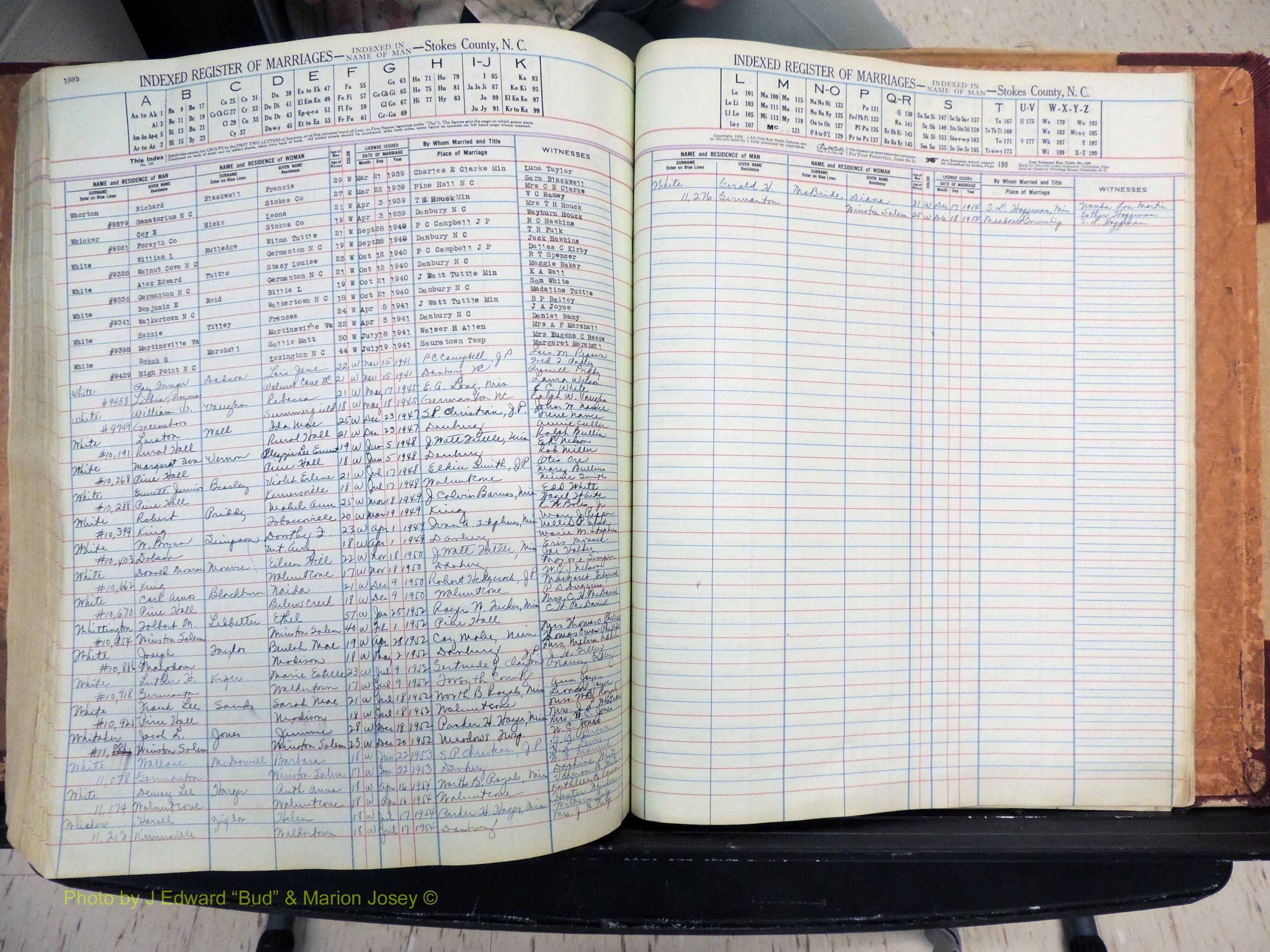 Stokes Co, NC, Marriages, Male Index, A-Z, 1851-1956 (399).JPG