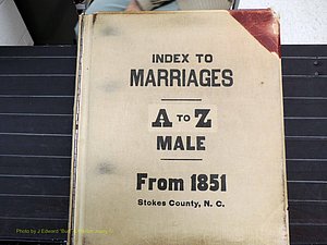 Stokes Co, NC, Marriages, Male Index, A-Z, 1851-1956 (100).JPG