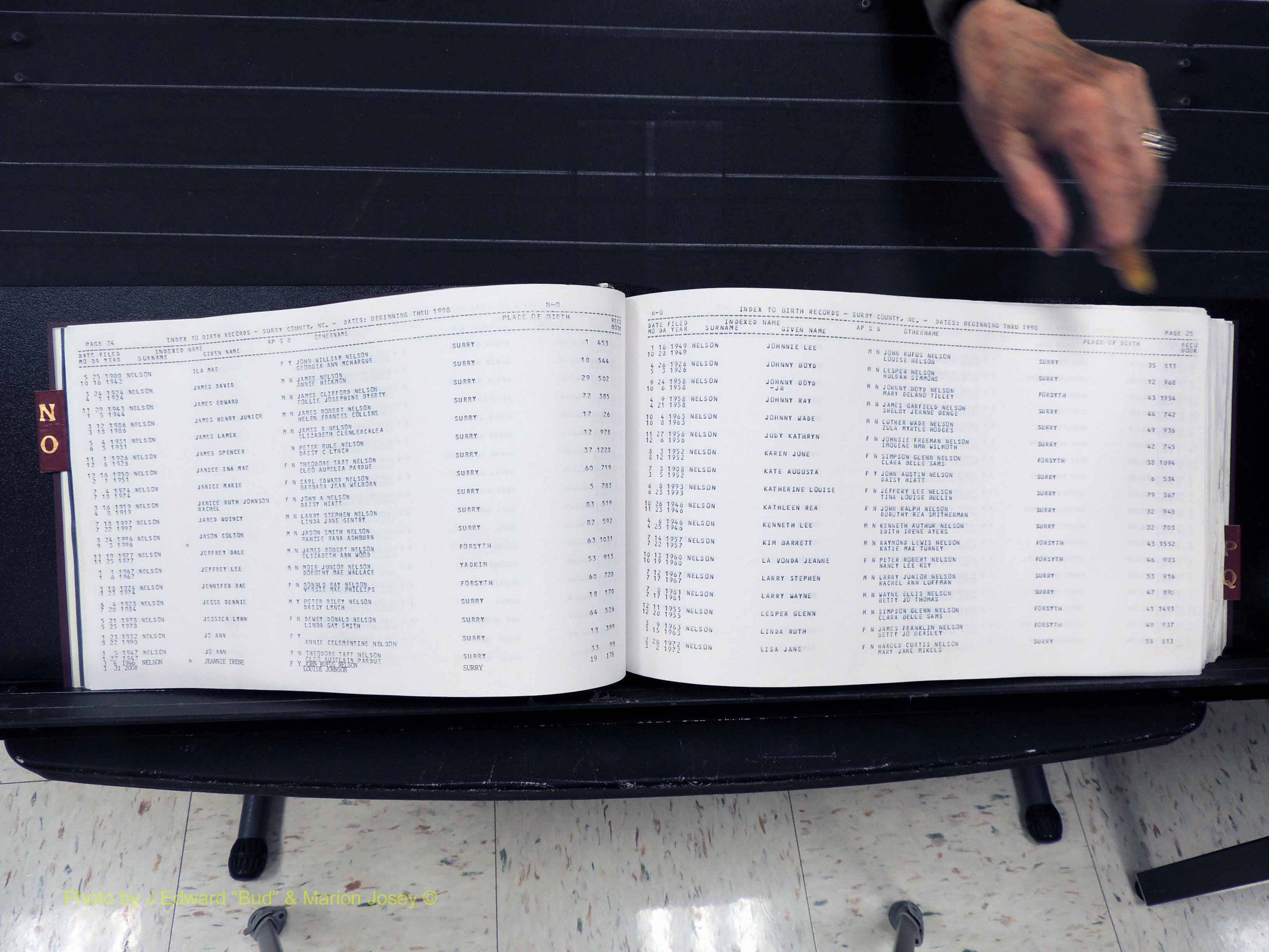 Surry Co, NC, Births, N-Q, 1913-1998 (114).JPG