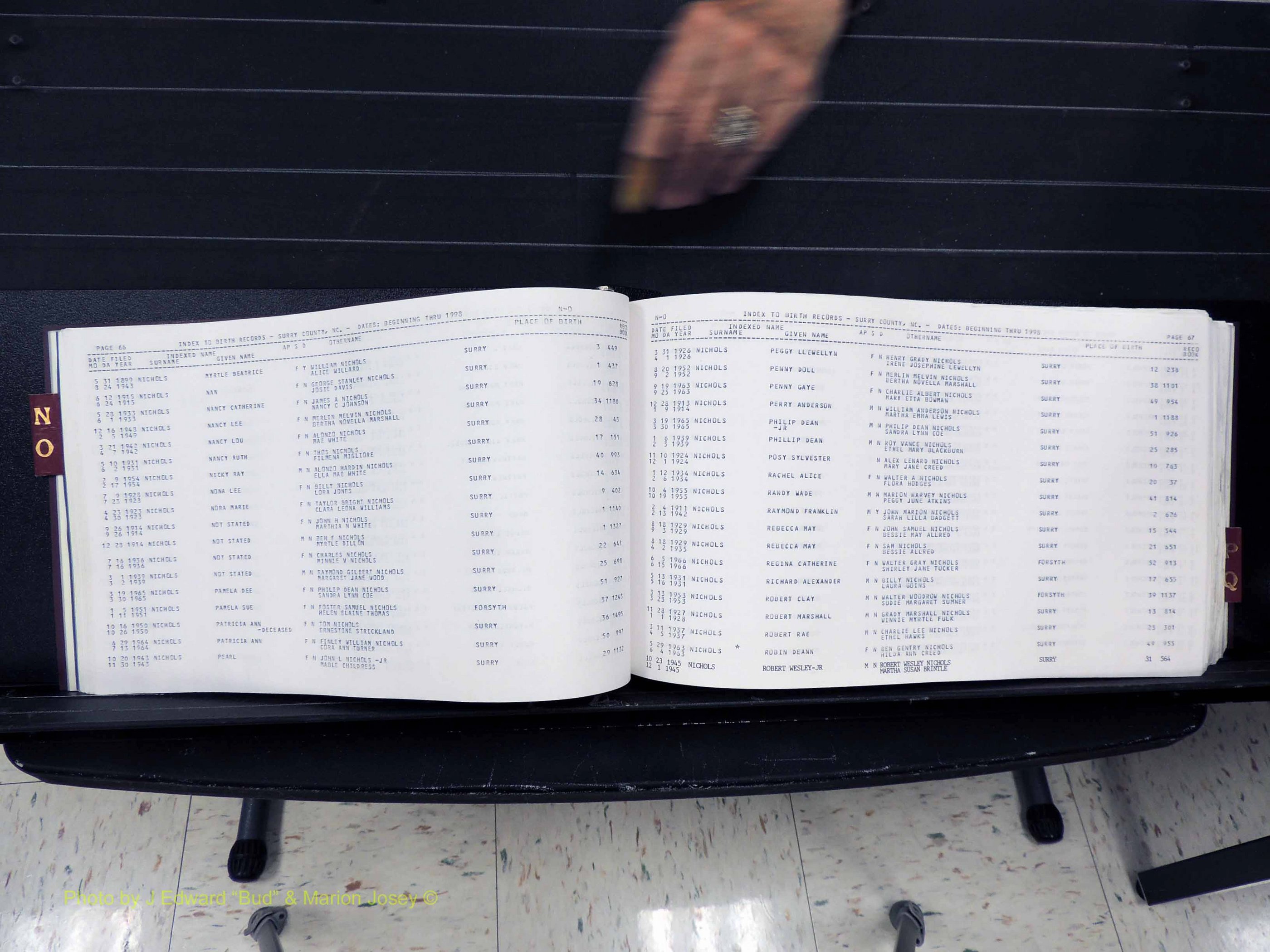 Surry Co, NC, Births, N-Q, 1913-1998 (135).JPG