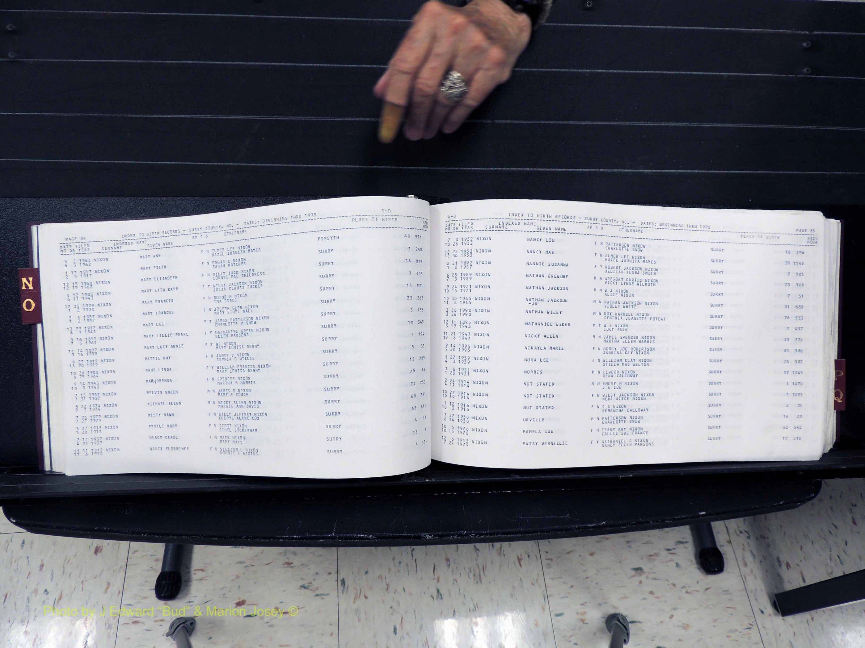 Surry Co, NC, Births, N-Q, 1913-1998 (144).JPG