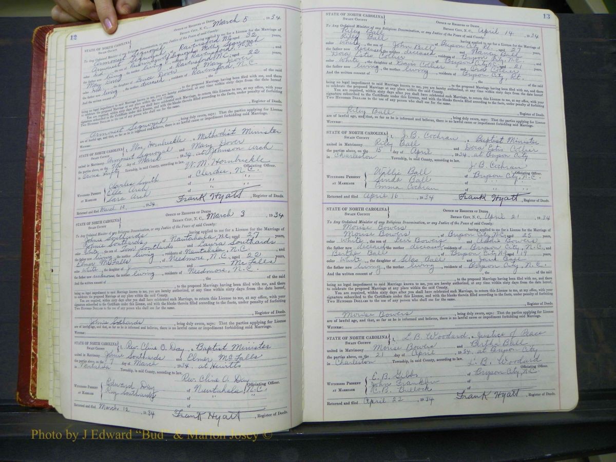 Swain Marriage Lic, 1934-1955 033.JPG