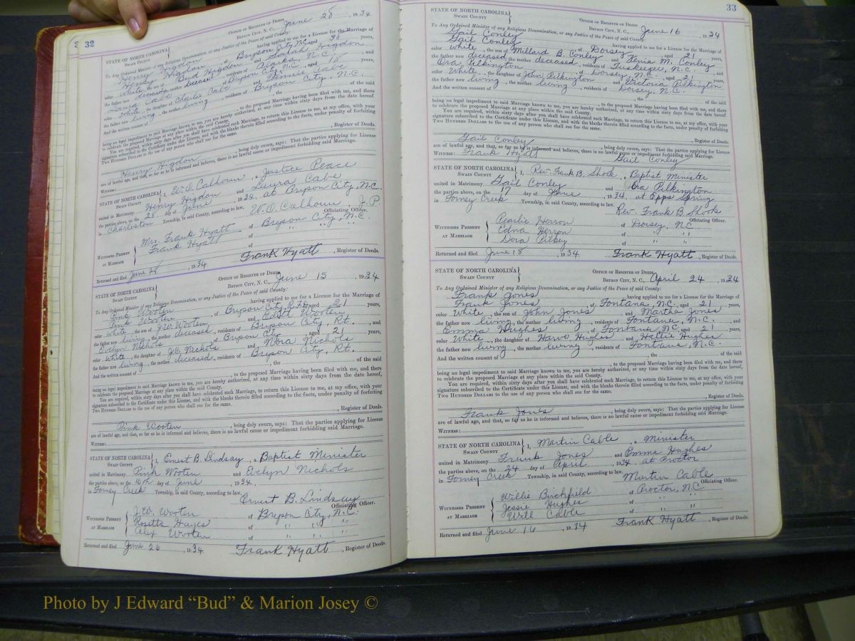 Swain Marriage Lic, 1934-1955 043.JPG