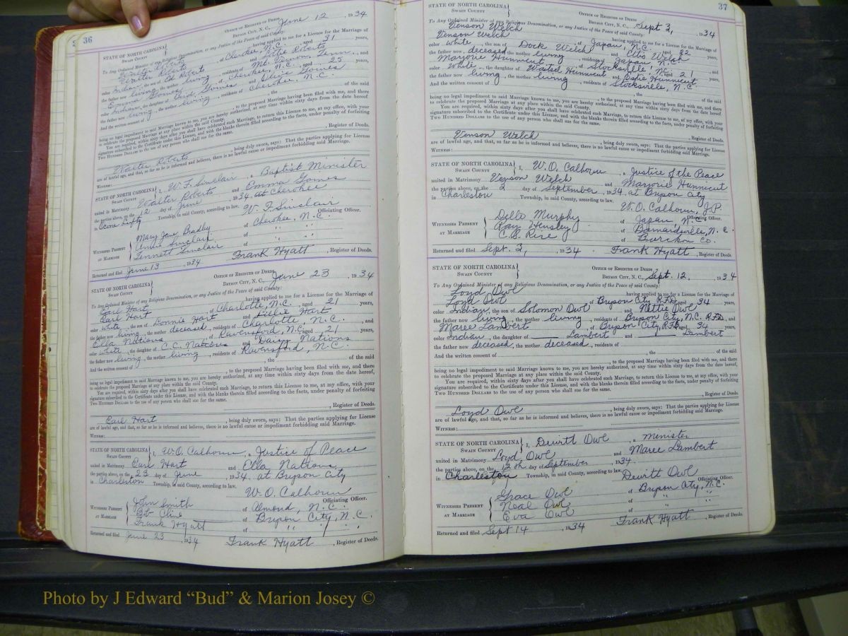 Swain Marriage Lic, 1934-1955 045.JPG