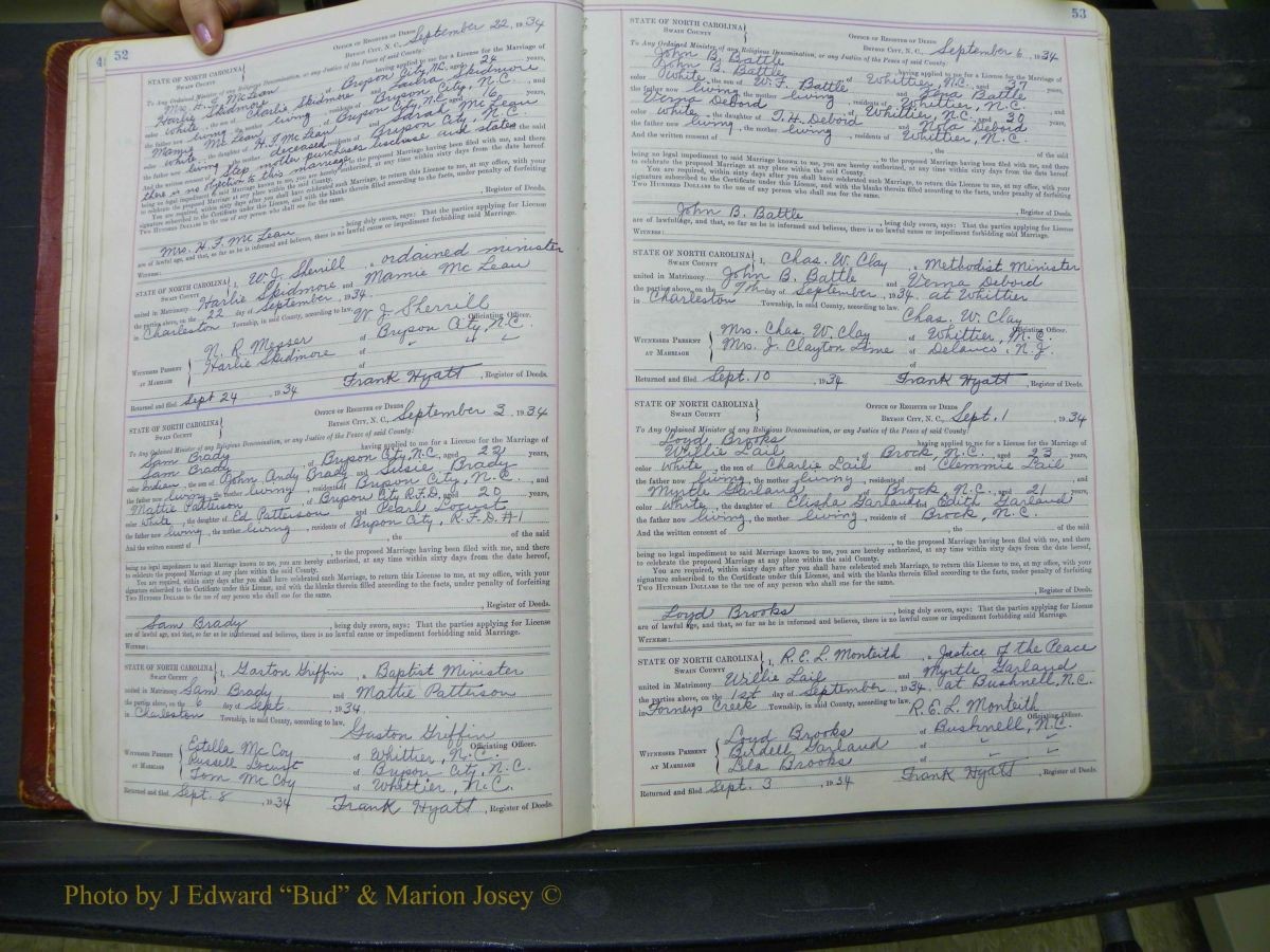 Swain Marriage Lic, 1934-1955 053.JPG
